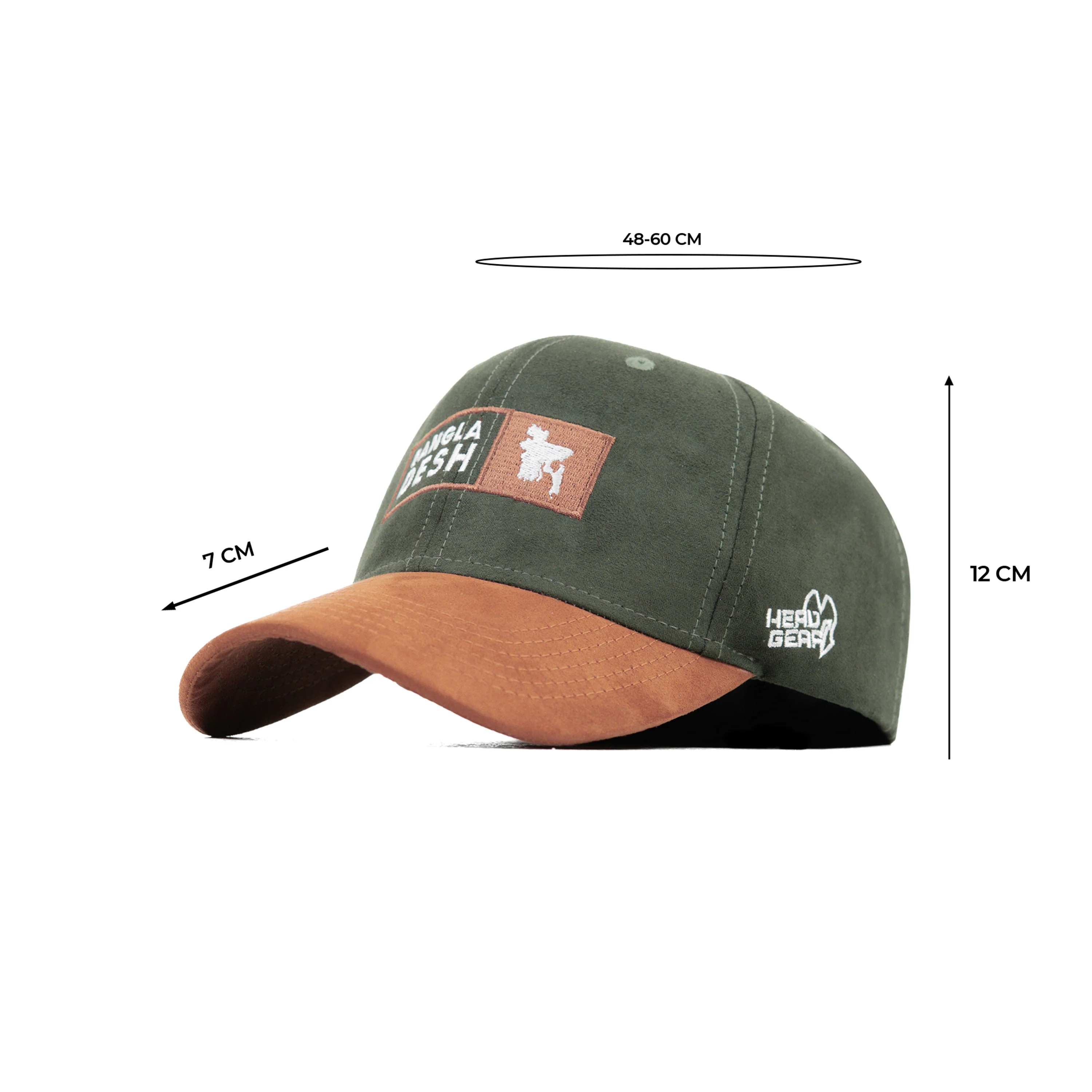 HEAD GEAR BANGLADESH GREEN BROWN CAP - Image 14