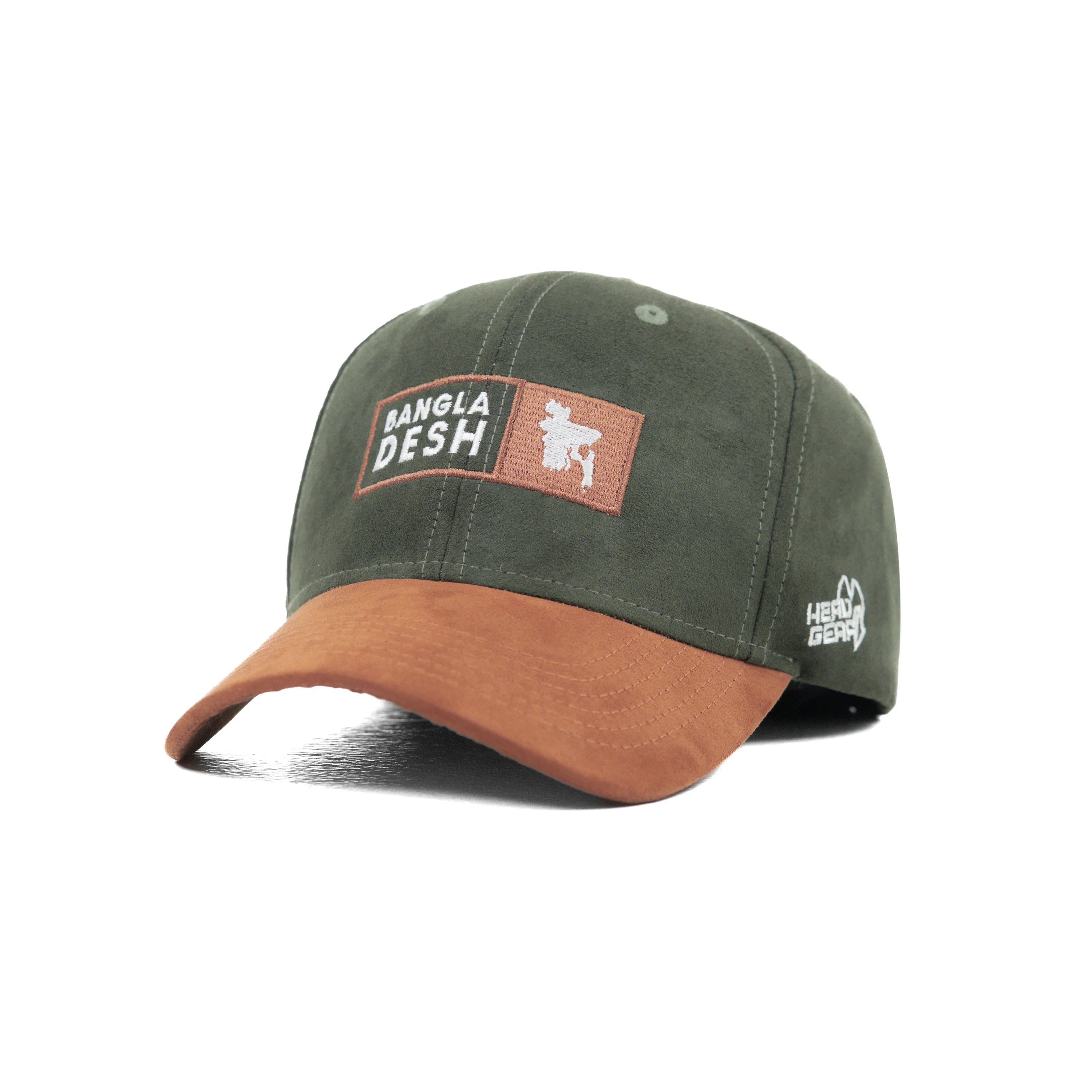 HEAD GEAR BANGLADESH GREEN BROWN CAP - Image 5