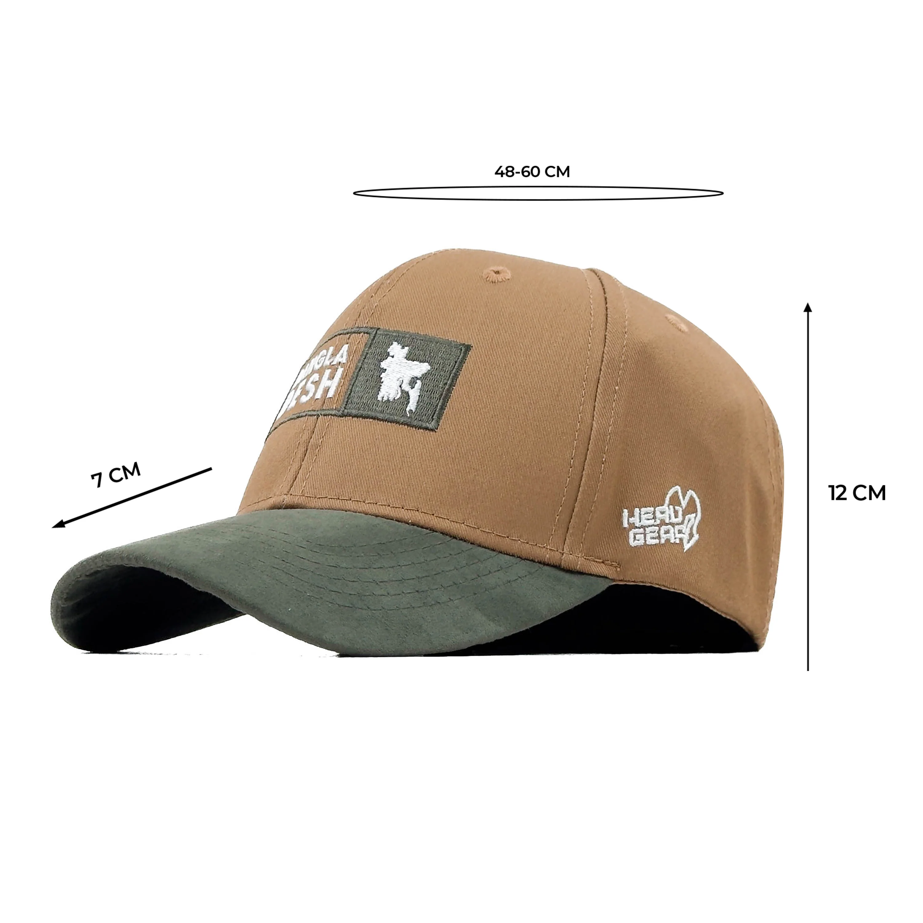 HEAD GEAR BANGLADESH KHAKI GREEN CAP - Image 13