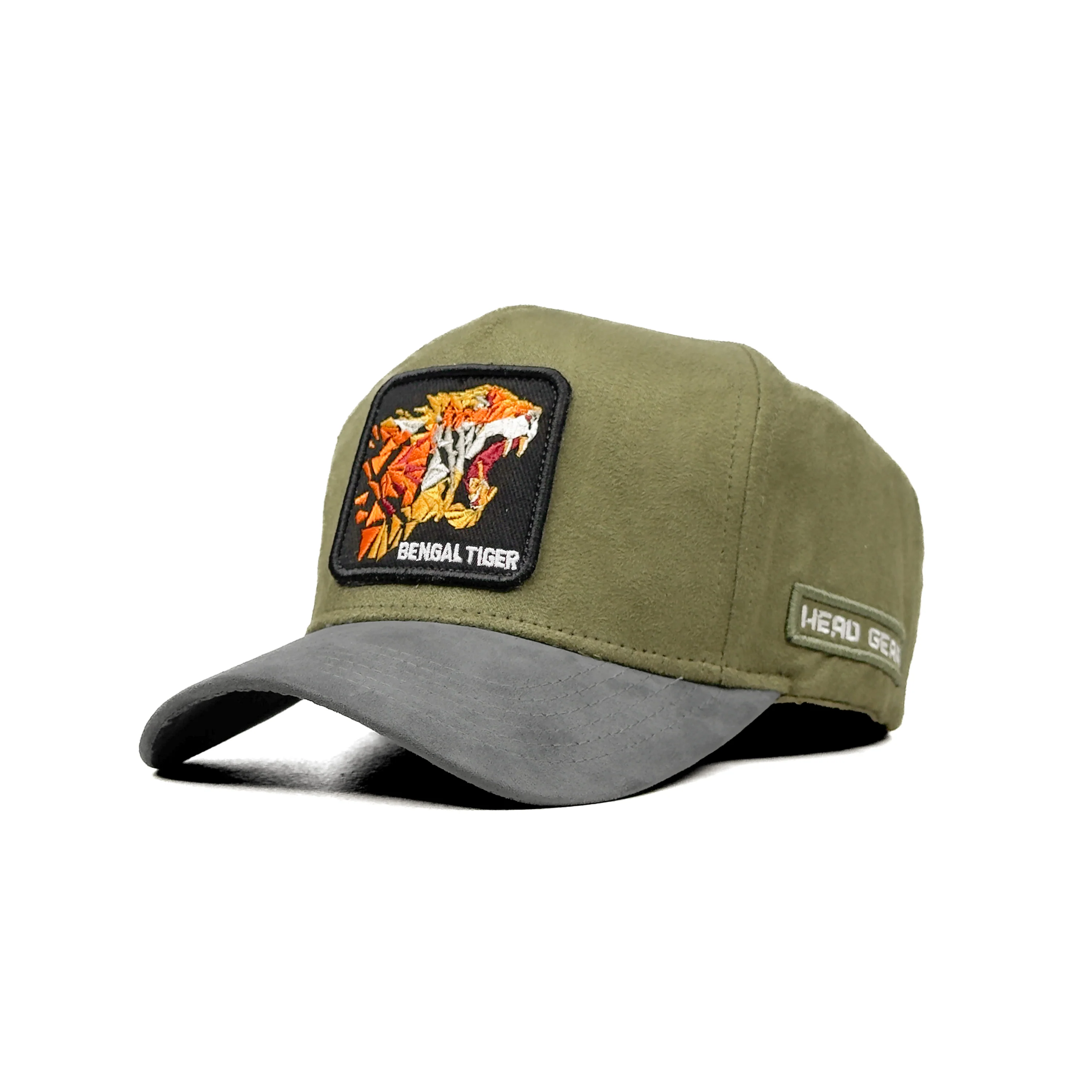 HEAD GEAR BENGAL TIGER 3D PATCH PREMIUM HIGH CROWN CAP - Image 5