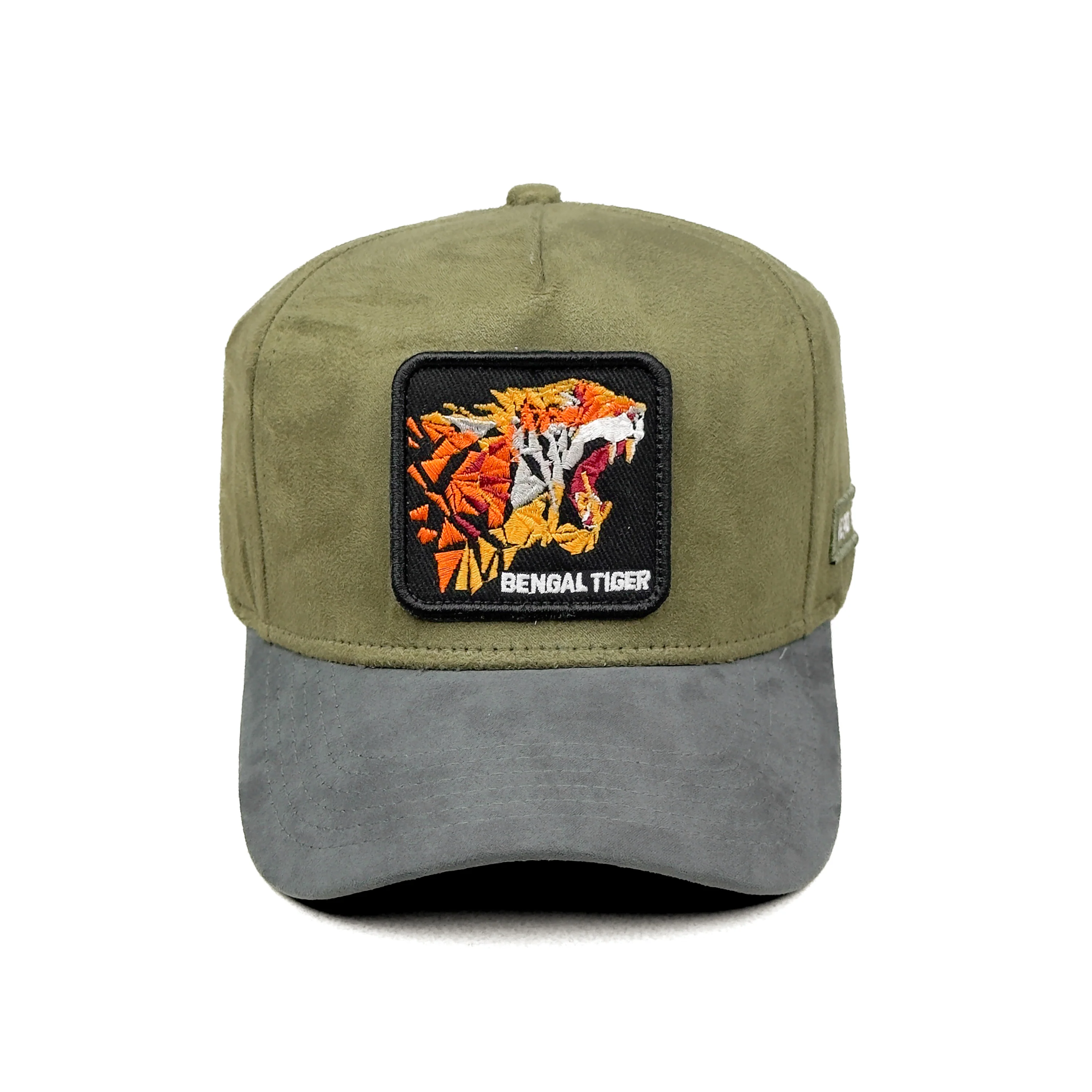 HEAD GEAR BENGAL TIGER 3D PATCH PREMIUM HIGH CROWN CAP - Image 8