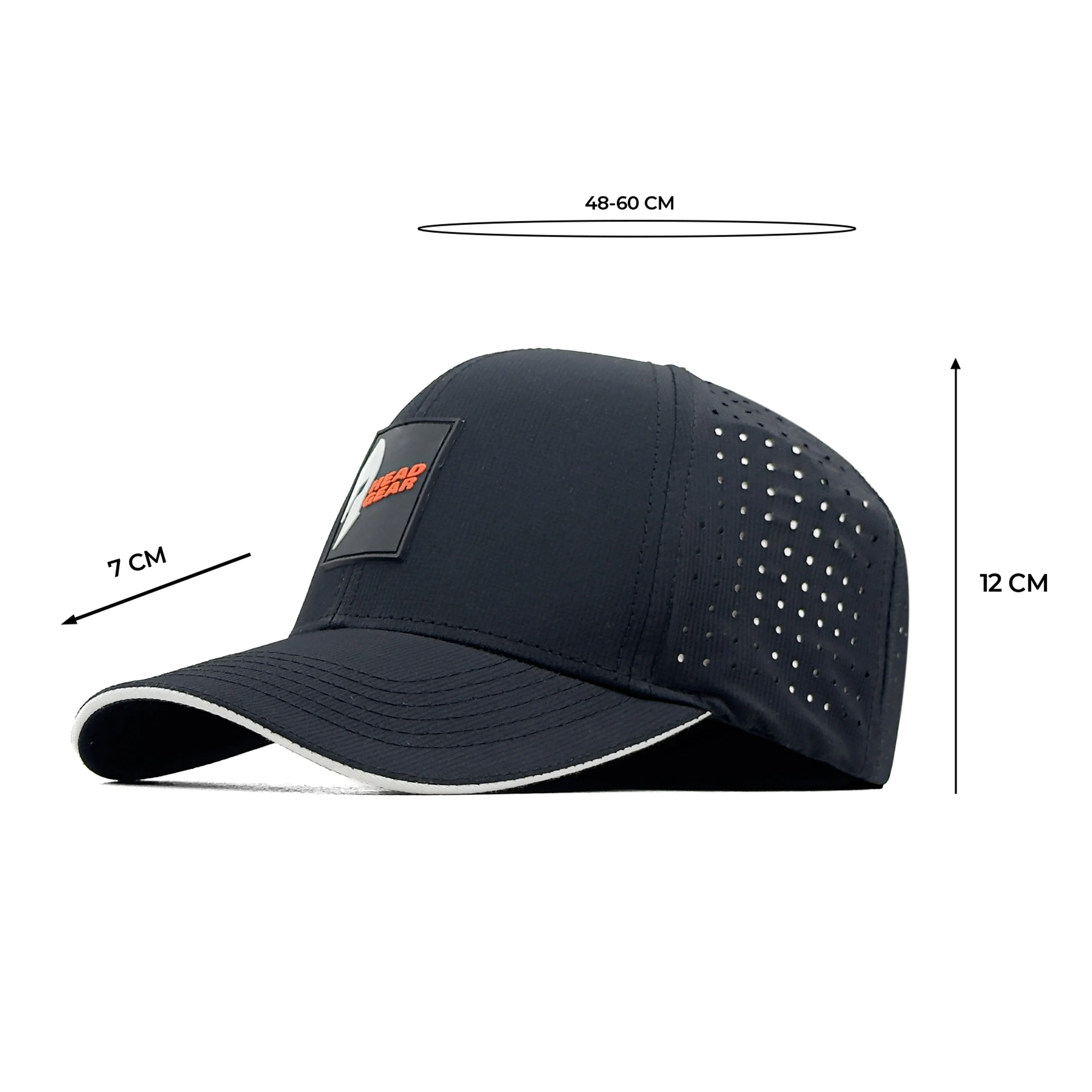 HEAD GEAR BLACK ACTI FLEX STRIKE SANDWICH CAP - Image 12