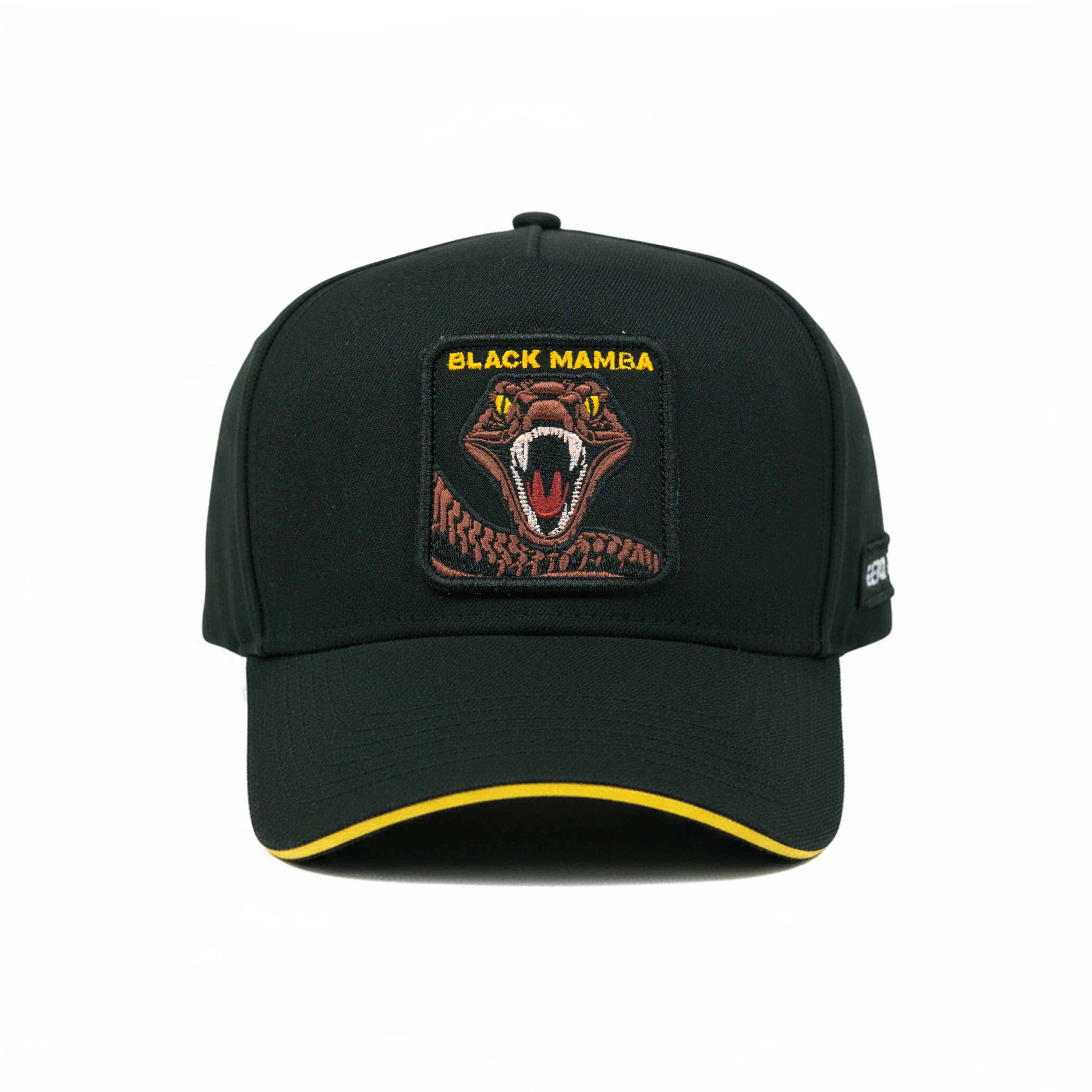 HEAD GEAR BLACK MAMBA 3D PATCH PREMIUM HIGH CROWN CAP - Image 6