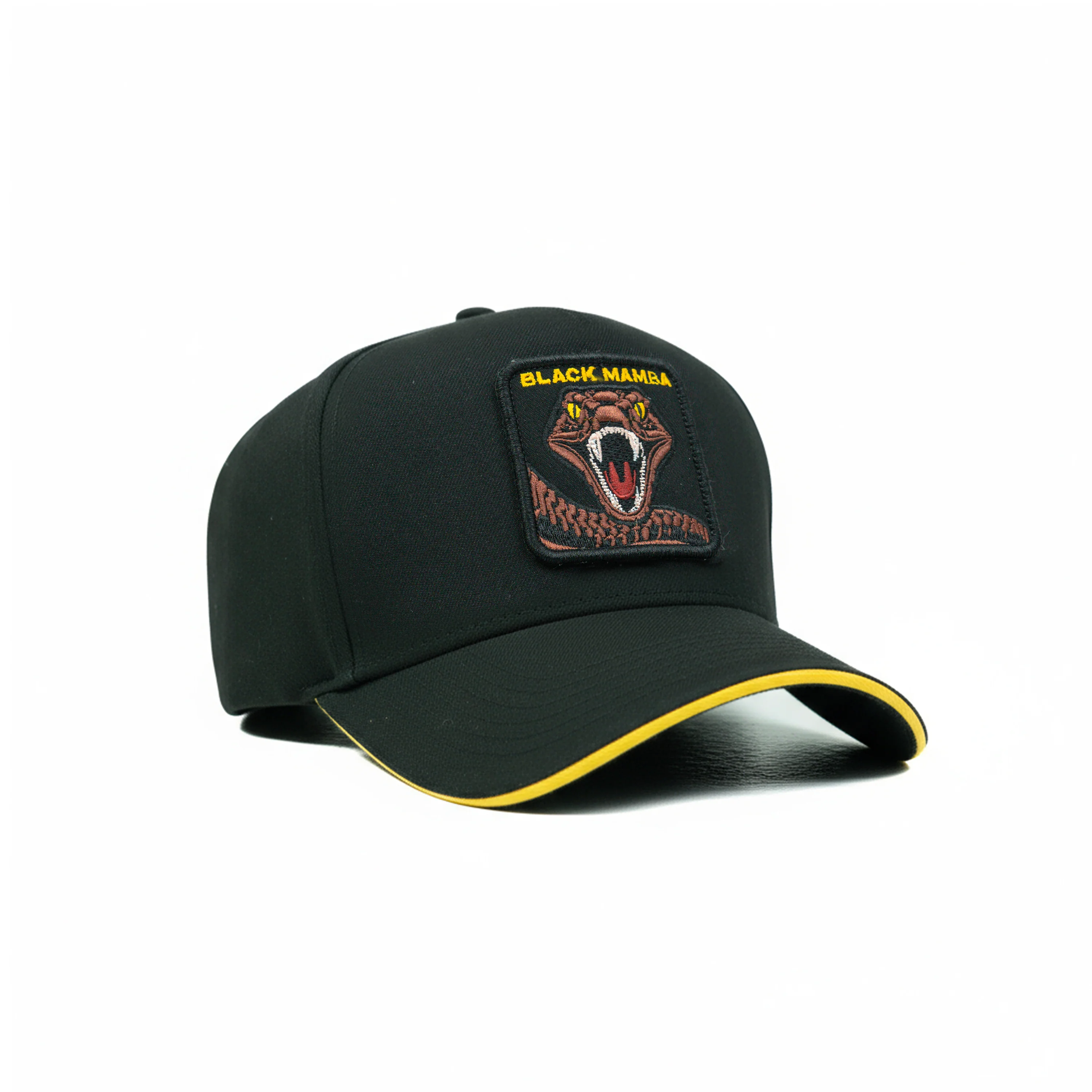 HEAD GEAR BLACK MAMBA 3D PATCH PREMIUM HIGH CROWN CAP - Image 7