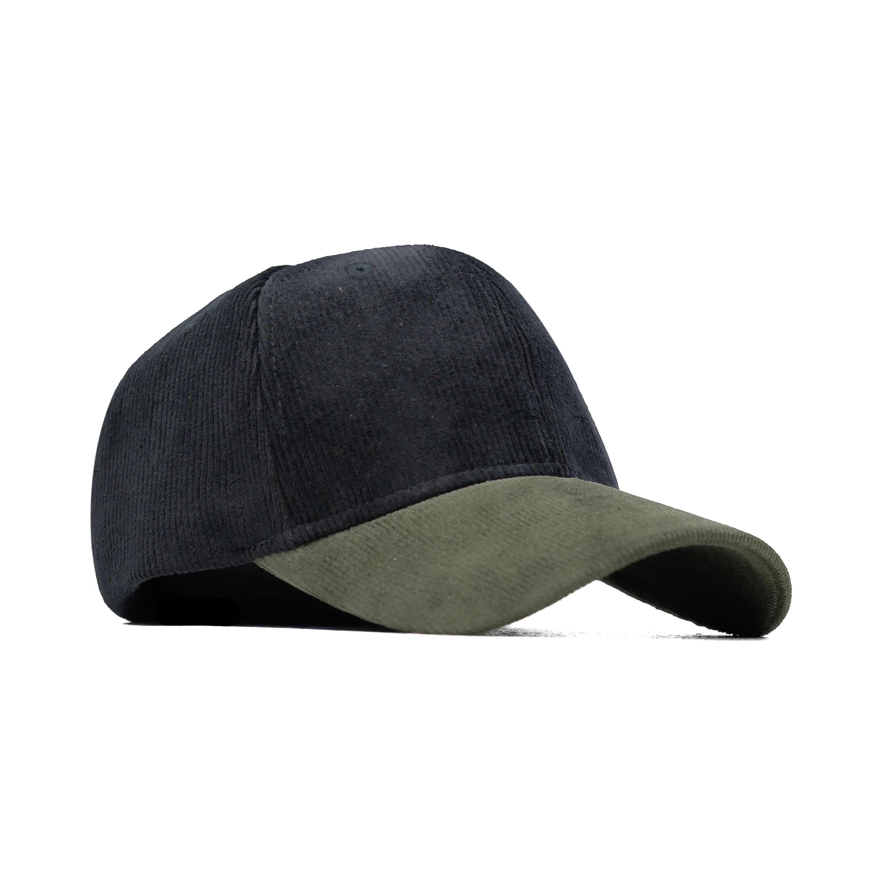 HEAD GEAR BLACK OLIVE DUAL TONE CORD CAP - Image 3