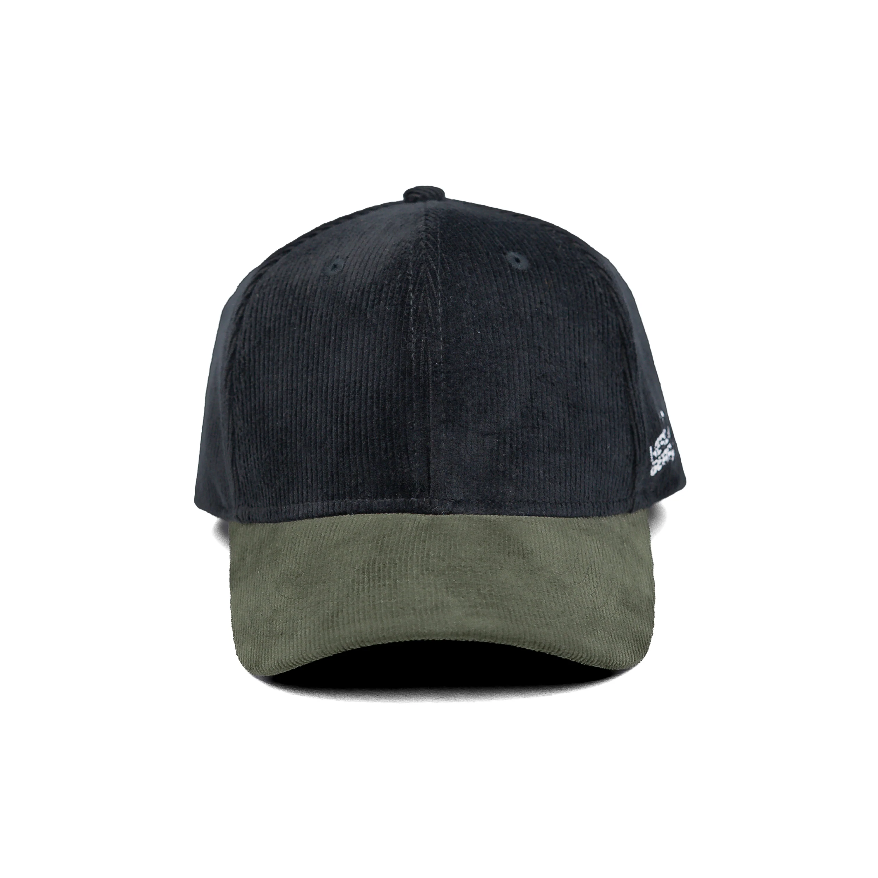 HEAD GEAR BLACK OLIVE DUAL TONE CORD CAP - Image 6
