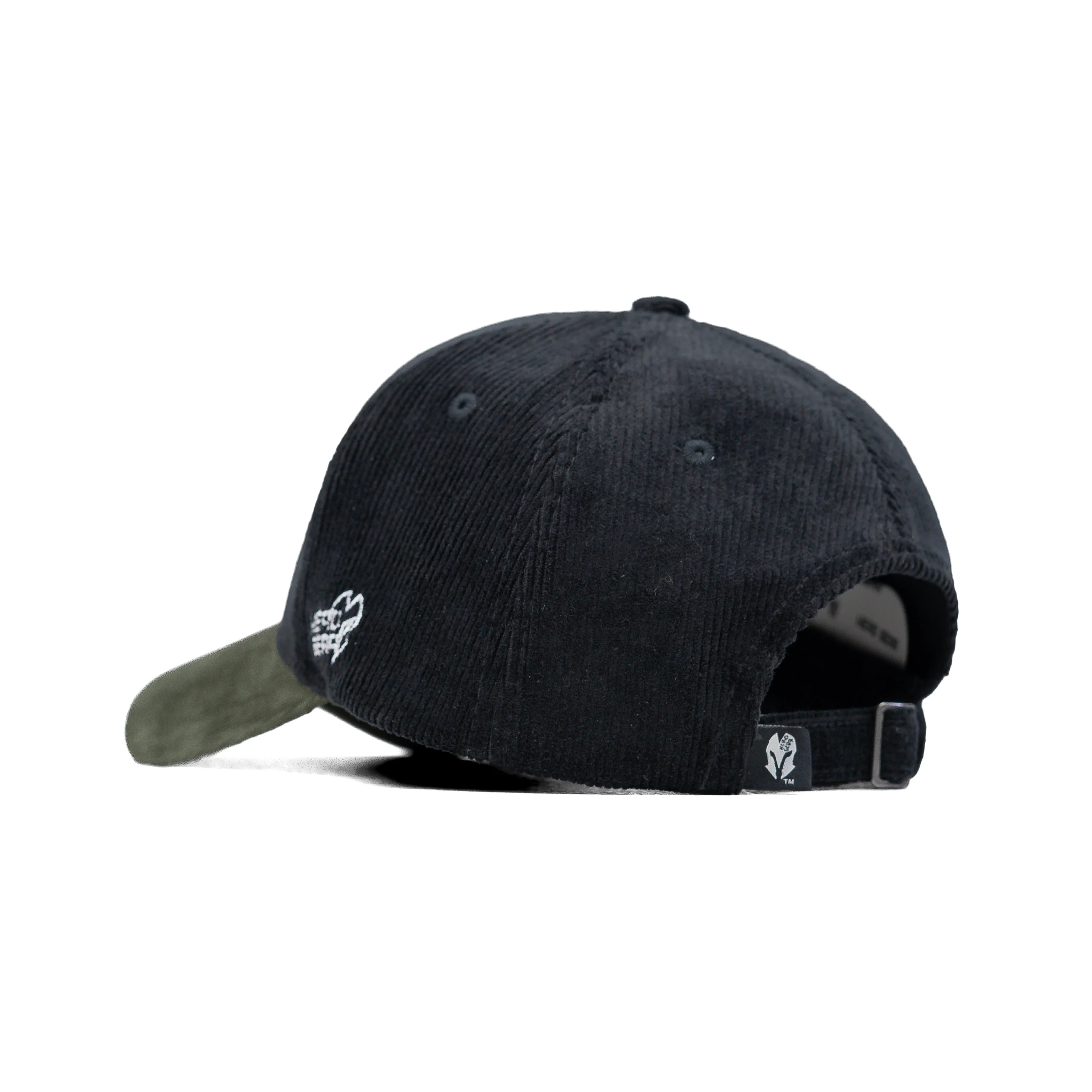HEAD GEAR BLACK OLIVE DUAL TONE CORD CAP - Image 9