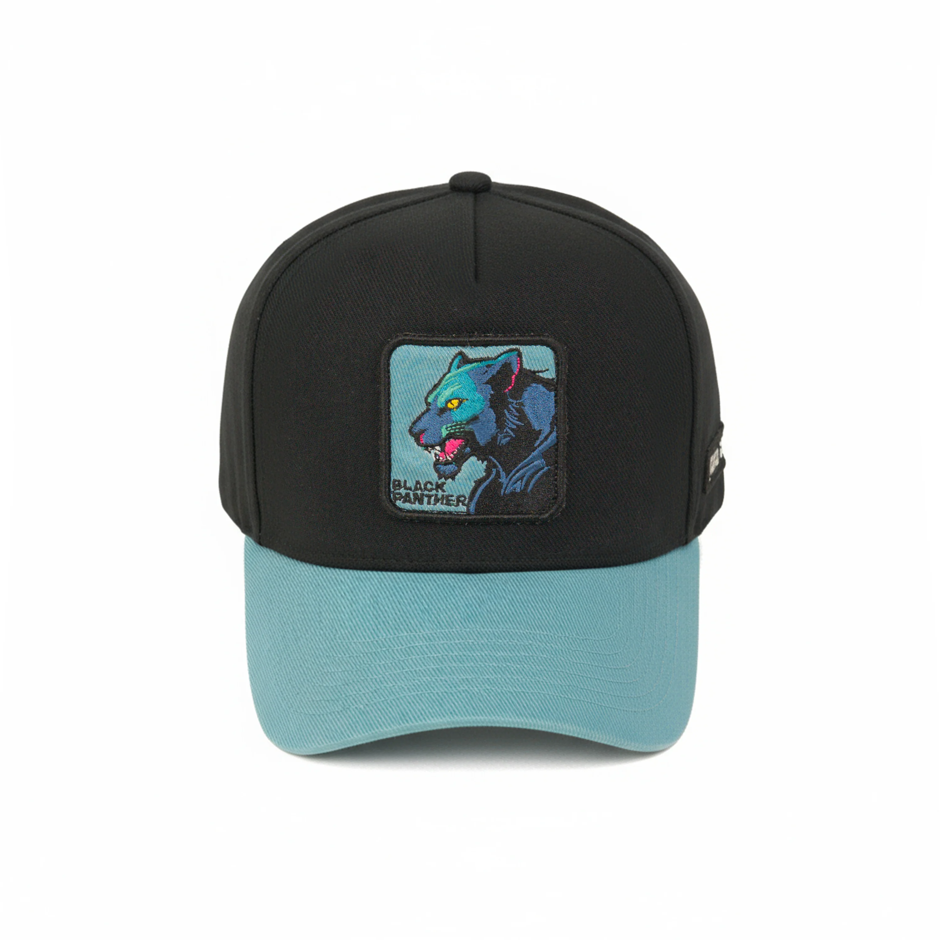 HEAD GEAR BLACK PANTHER 3D PATCH PREMIUM HIGH CROWN CAP - Image 8