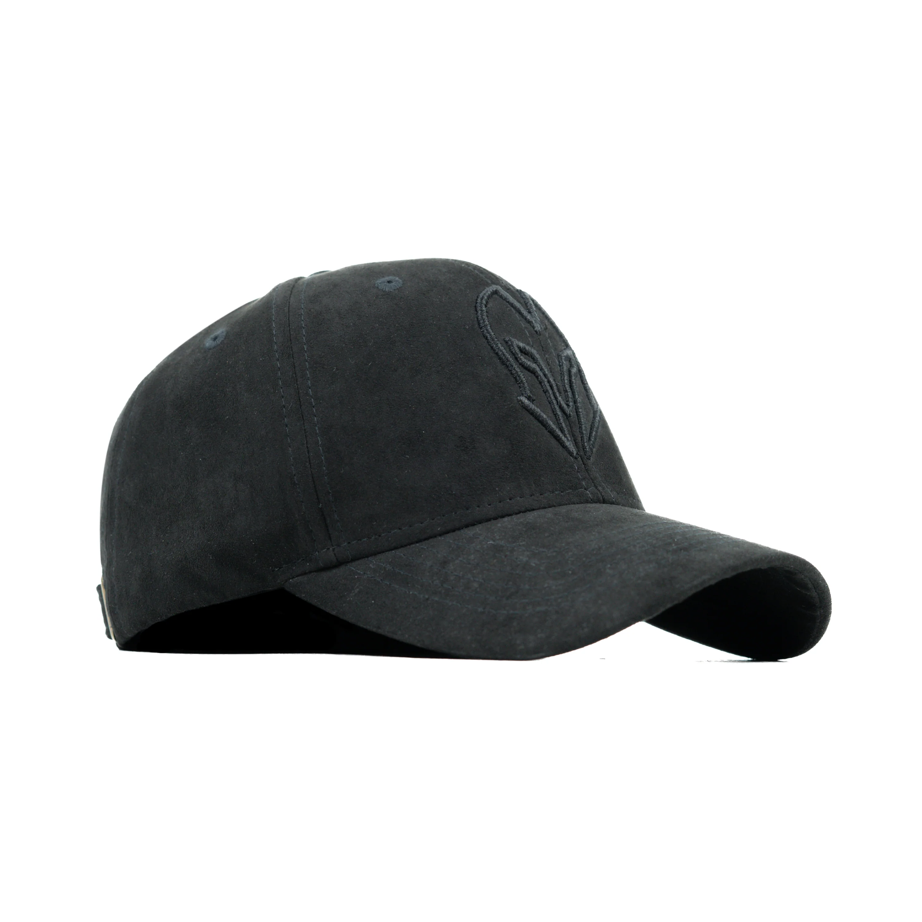 HEAD GEAR BLACK SUPER SUEDE CAP - Image 3
