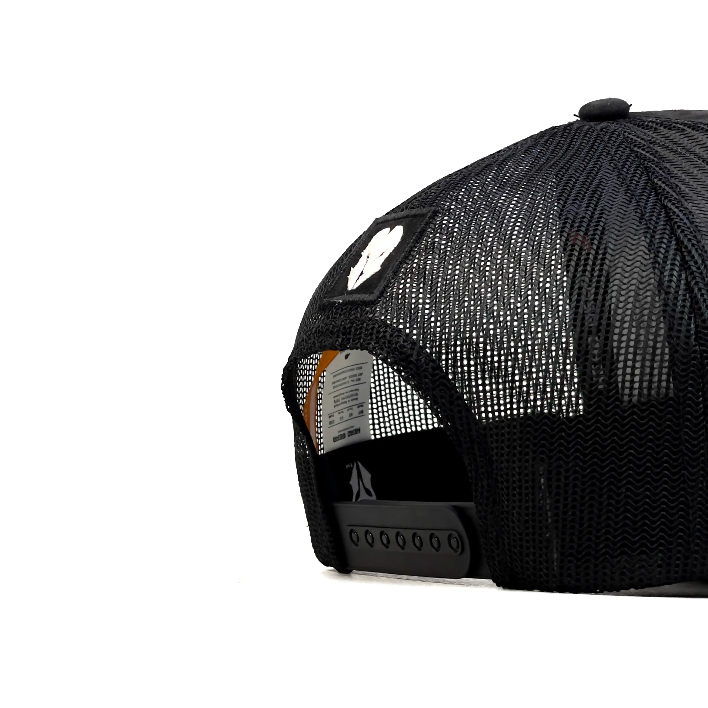 HEAD GEAR BLACK SUPER SUEDE TRUCKER CAP - Image 11