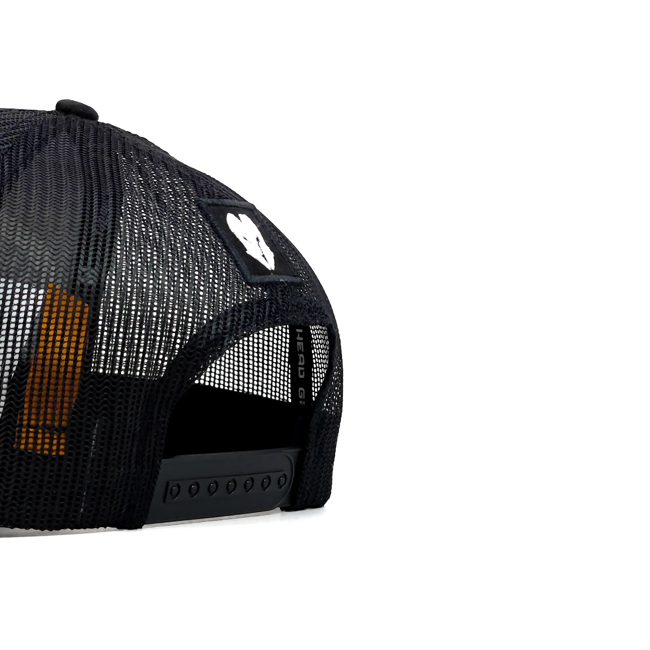 HEAD GEAR BLACK SUPER SUEDE TRUCKER CAP - Image 12