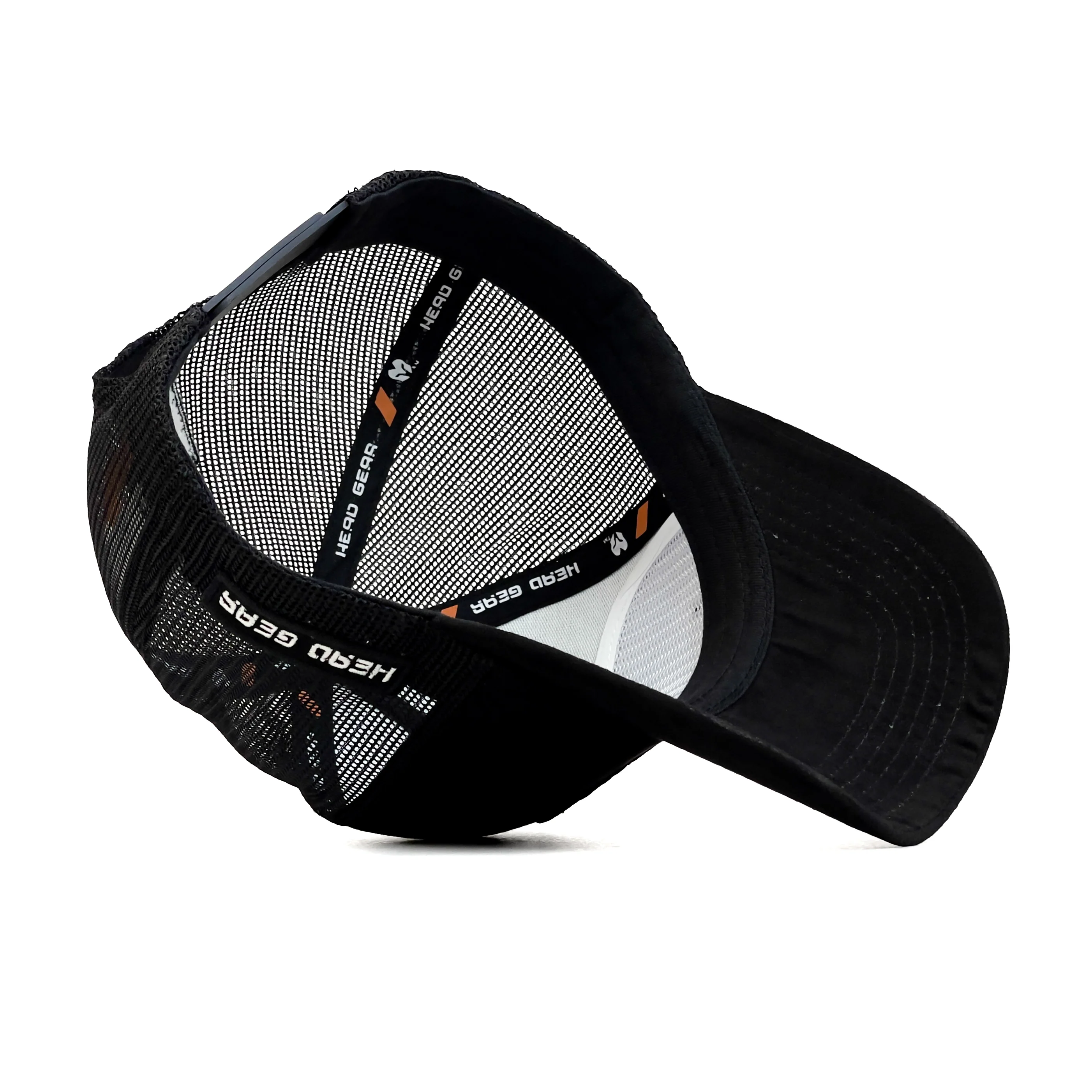 HEAD GEAR BLACK SUPER SUEDE TRUCKER CAP - Image 13