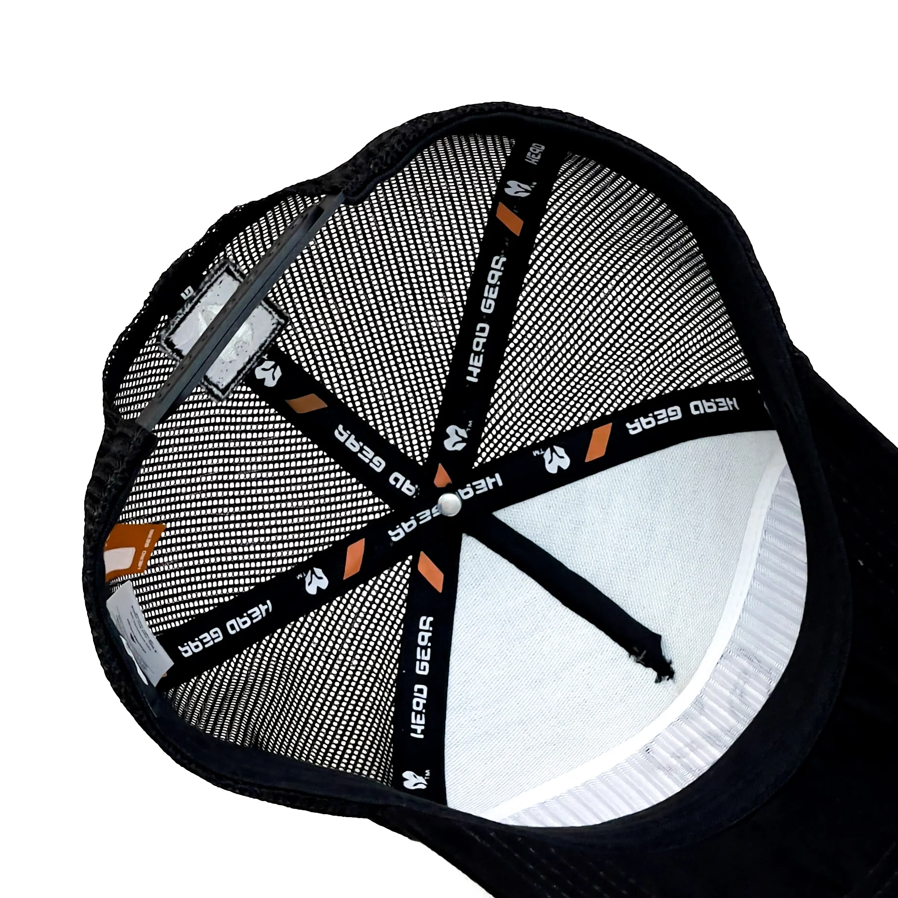 HEAD GEAR BLACK SUPER SUEDE TRUCKER CAP - Image 14