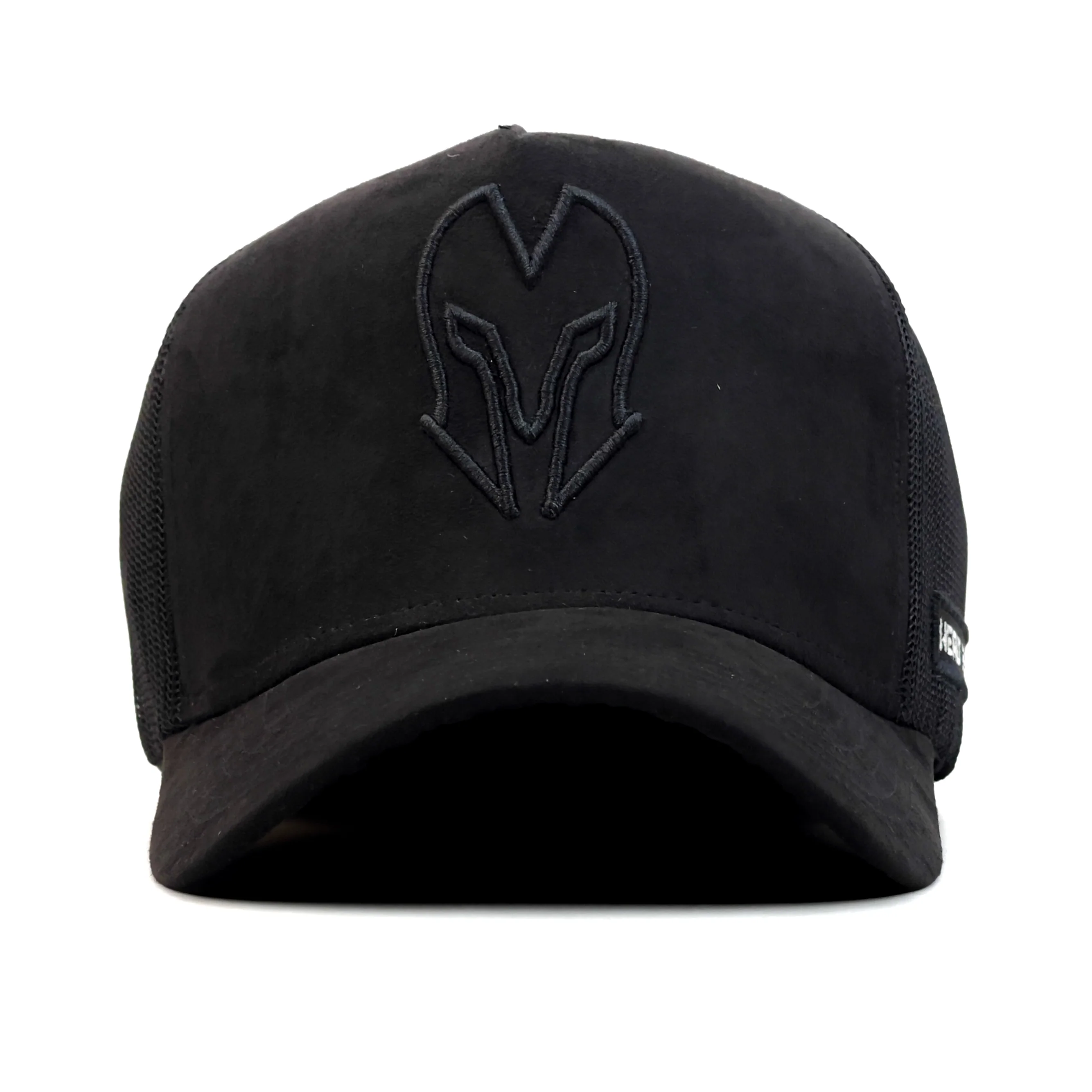 HEAD GEAR BLACK SUPER SUEDE TRUCKER CAP - Image 4
