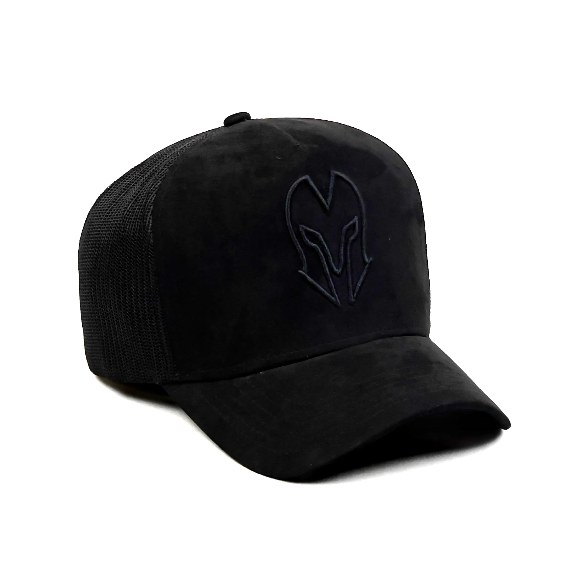 HEAD GEAR BLACK SUPER SUEDE TRUCKER CAP - Image 7