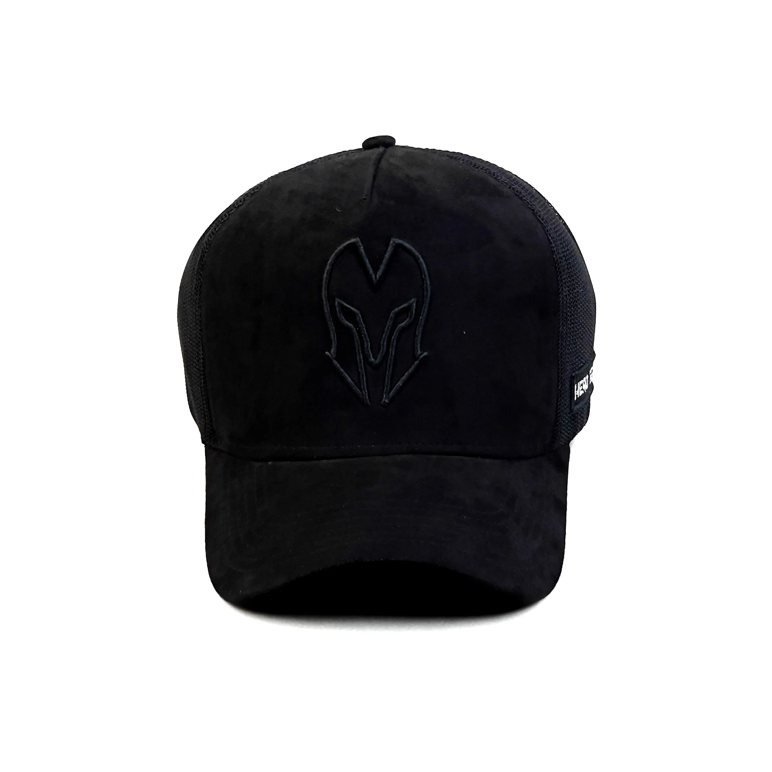 HEAD GEAR BLACK SUPER SUEDE TRUCKER CAP - Image 8