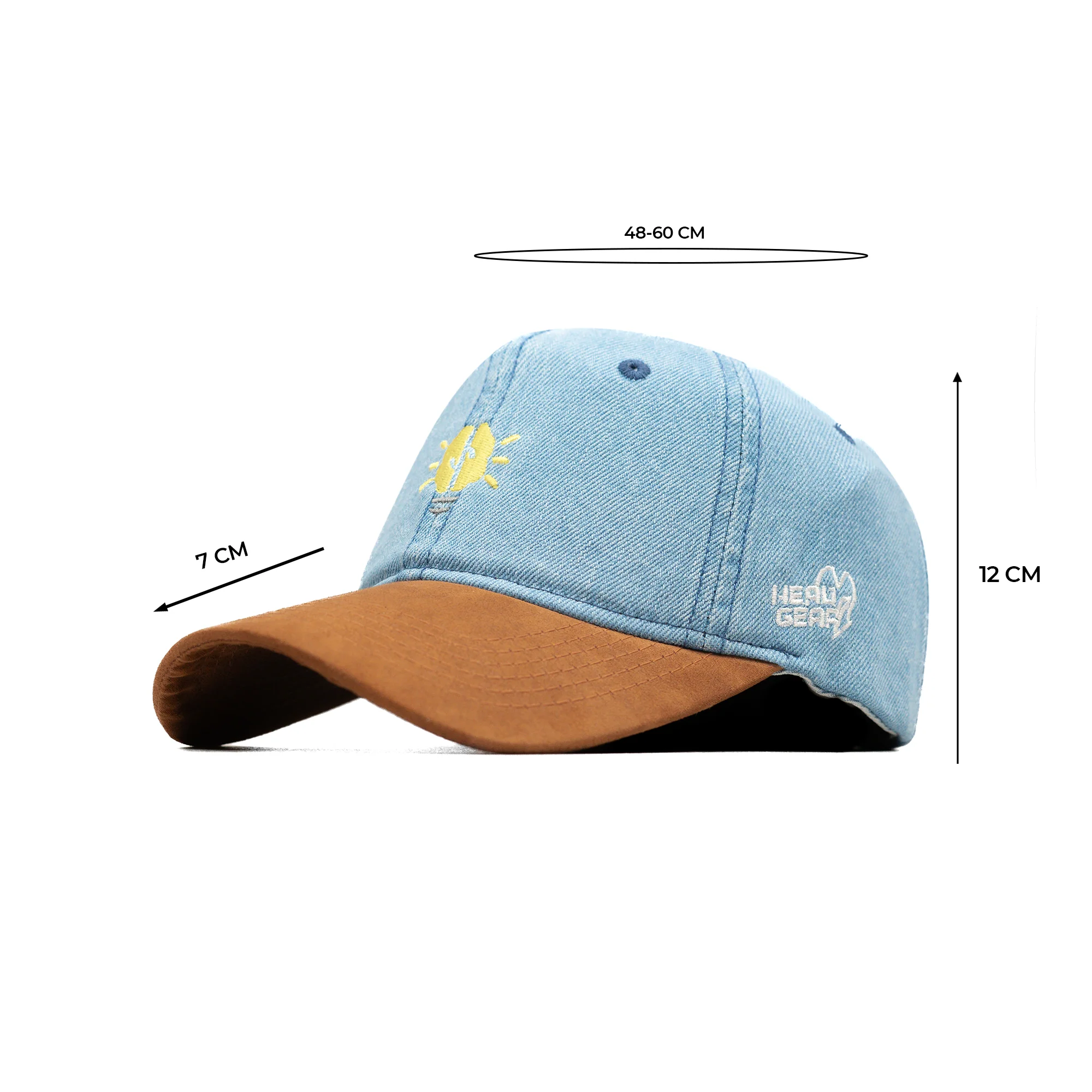 HEAD GEAR BULB WASHED DENIM CAP - Image 4