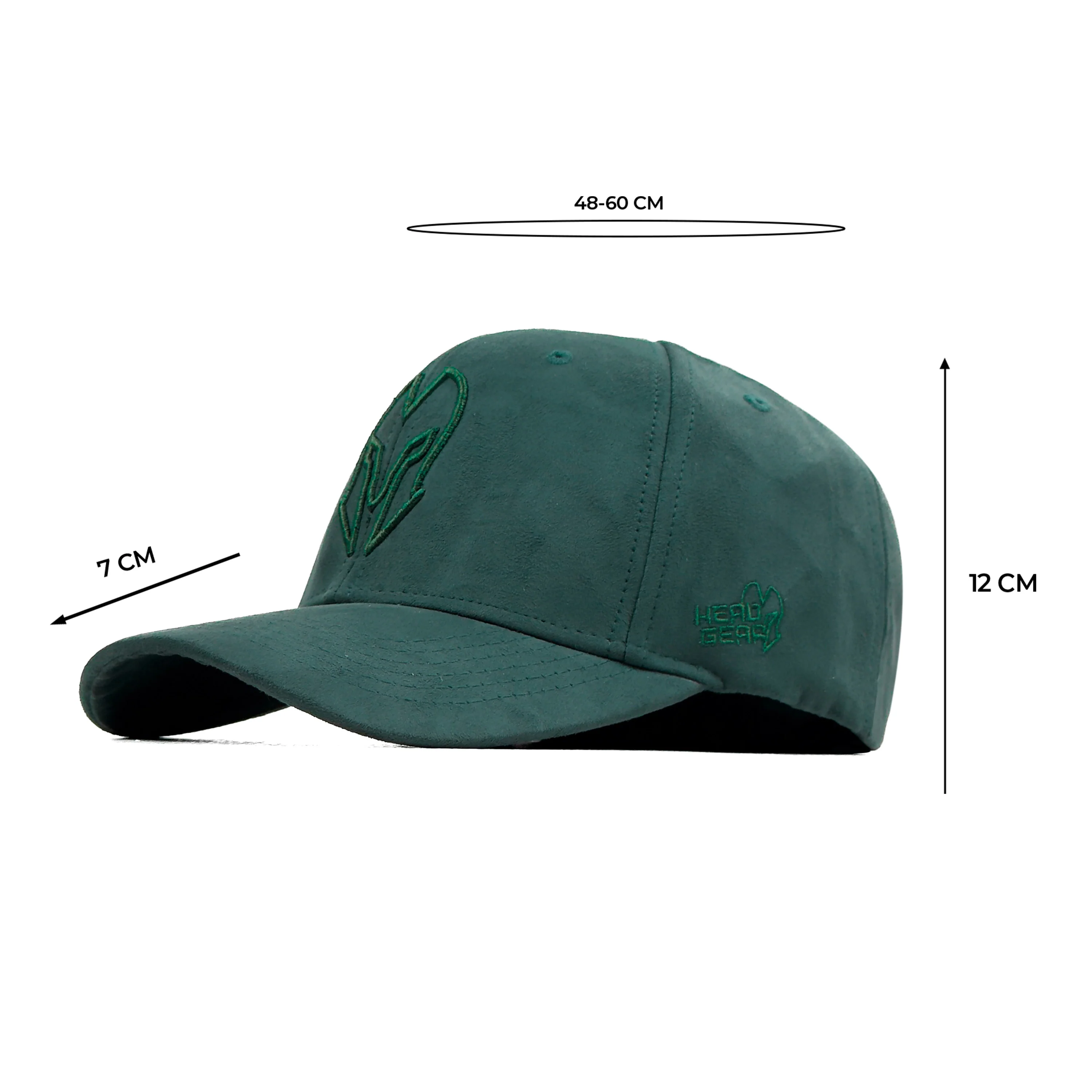 HEAD GEAR CASTLETON GREEN SUPER SUEDE CAP - Image 7