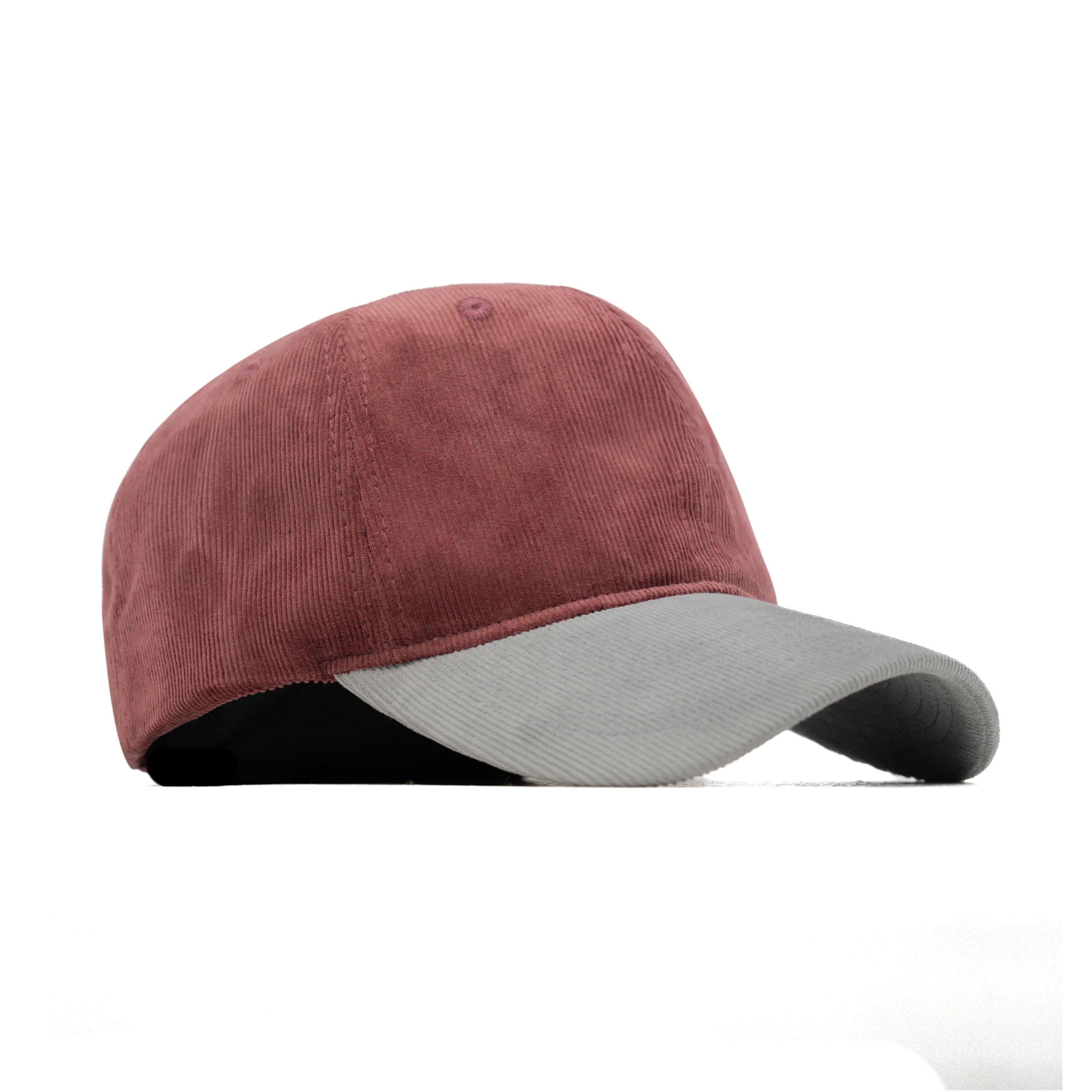 HEAD GEAR CHOCOLATE GREY DUAL TONE CORD CAP - Image 3