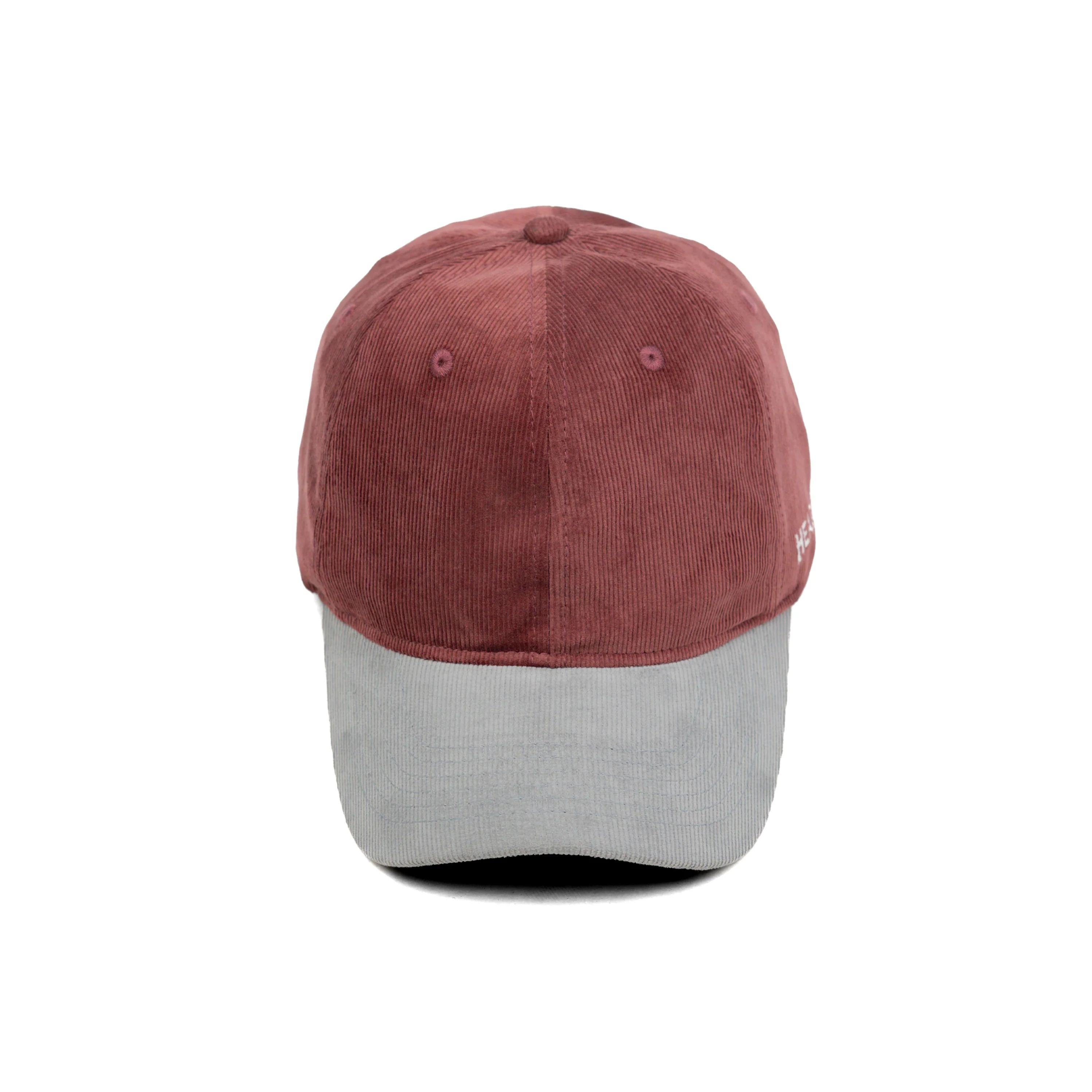 HEAD GEAR CHOCOLATE GREY DUAL TONE CORD CAP - Image 8