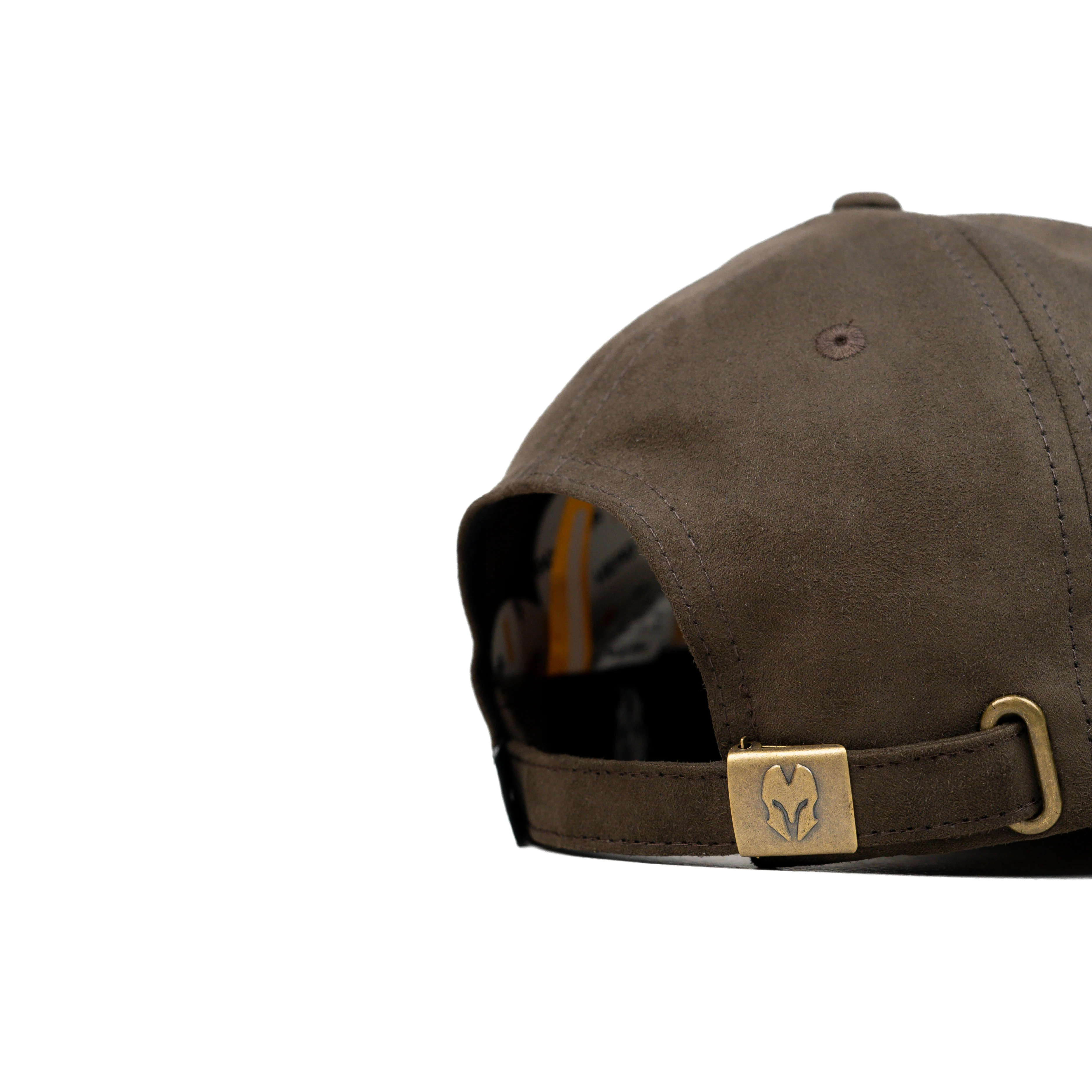 HEAD GEAR COFFEE AND GOLDEN CONTRAST SUEDE CAP - Image 10