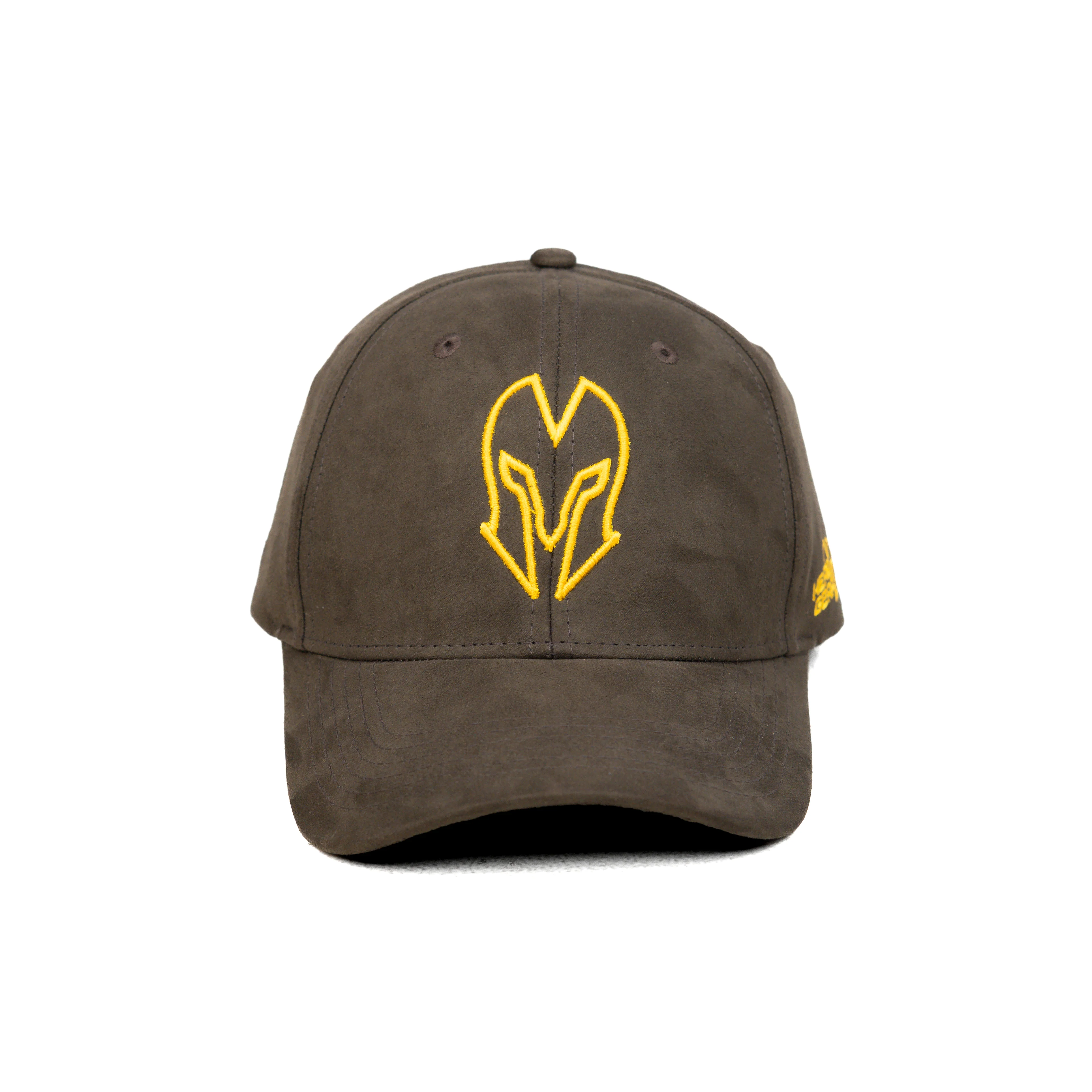HEAD GEAR COFFEE AND GOLDEN CONTRAST SUEDE CAP - Image 6