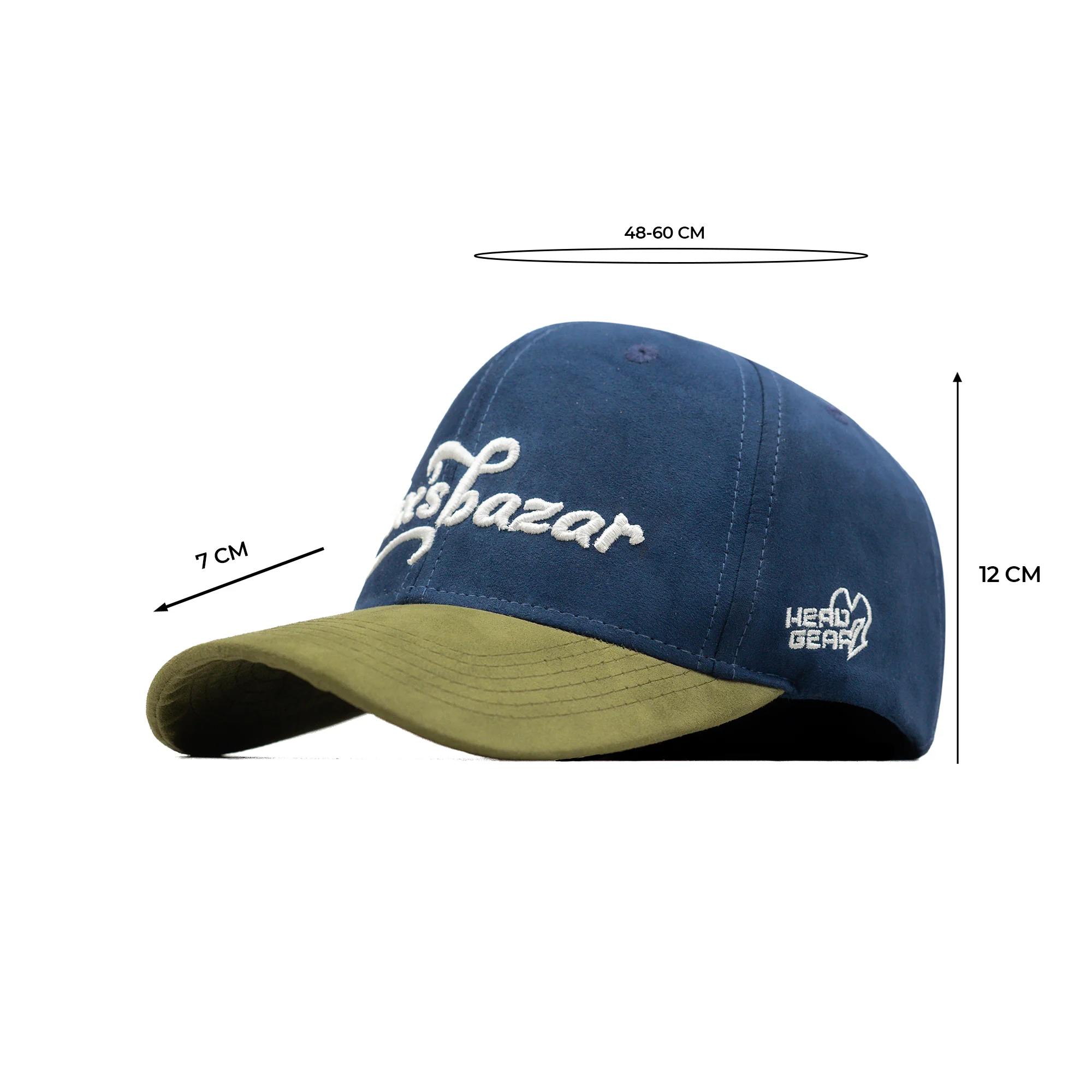 HEAD GEAR COX'S BAZAR NAVY BLUE OLIVE CAP - Image 14