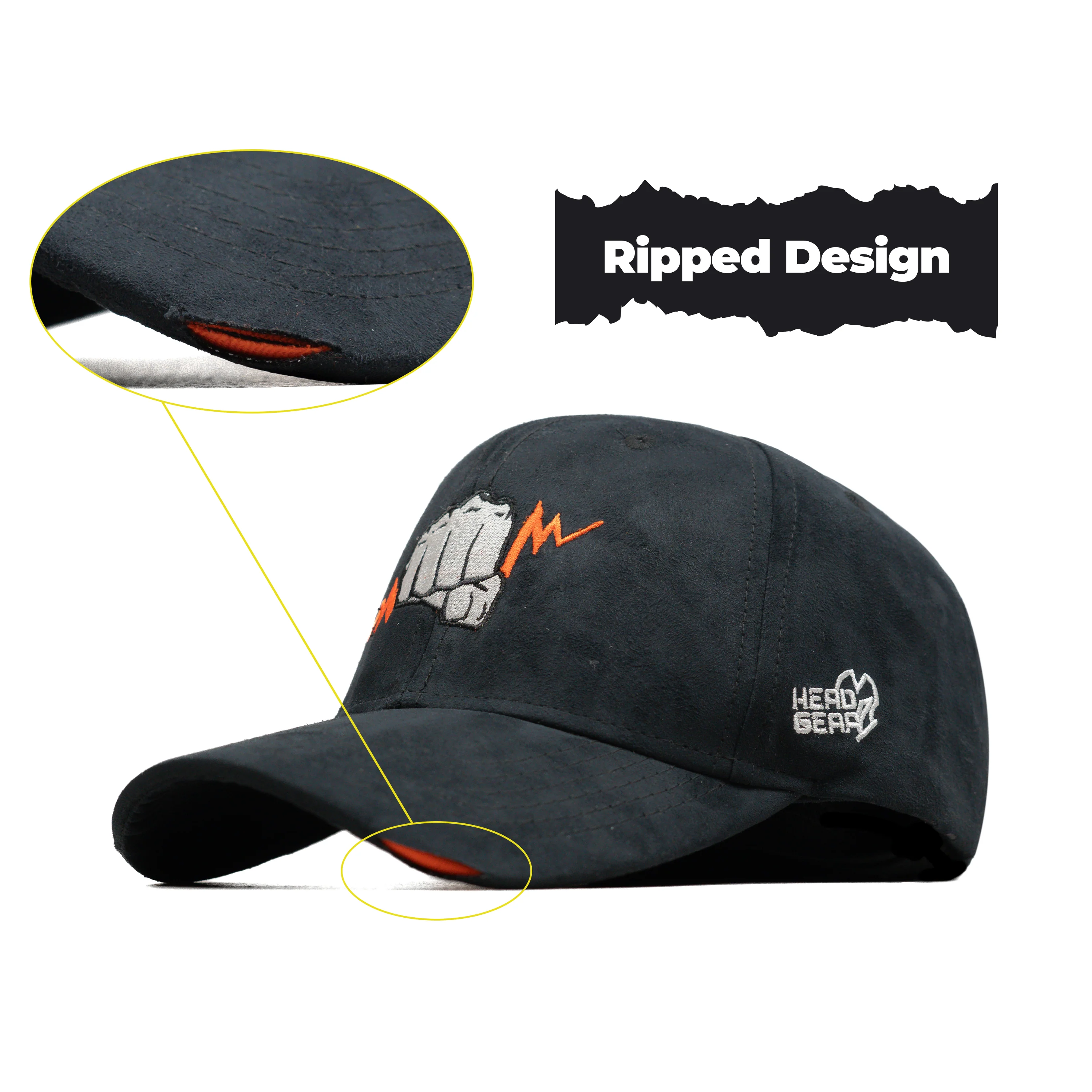 HEAD GEAR FIST RIPPED CAP - Image 3