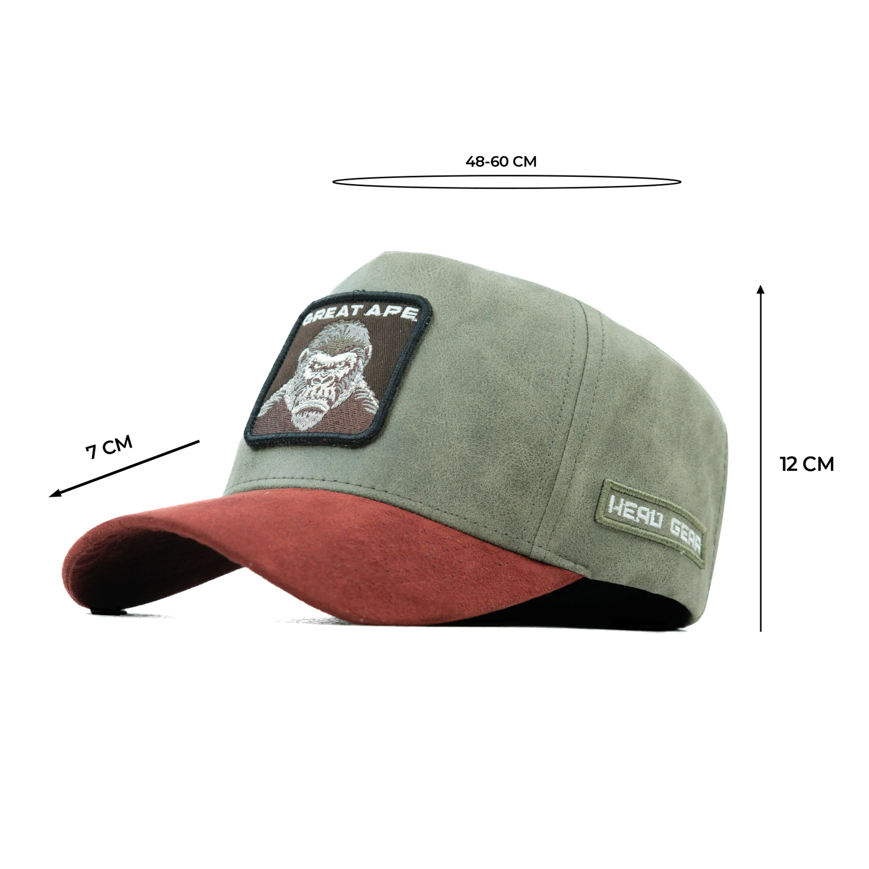 HEAD GEAR GREAT APE 3D PATCH PREMIUM HIGH CROWN CAP - Image 14