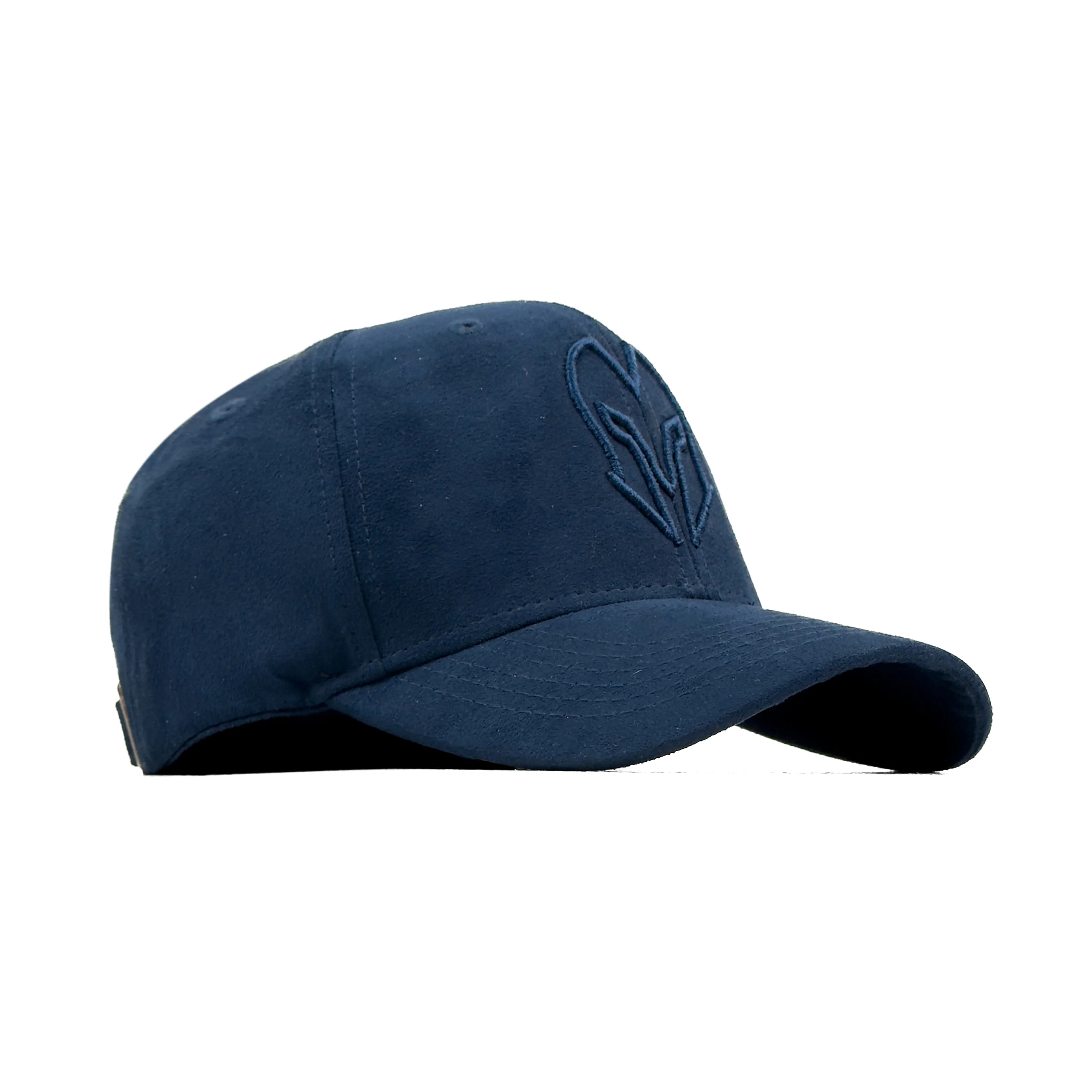 HEAD GEAR NAVY BLUE SUPER SUEDE CAP - Image 3