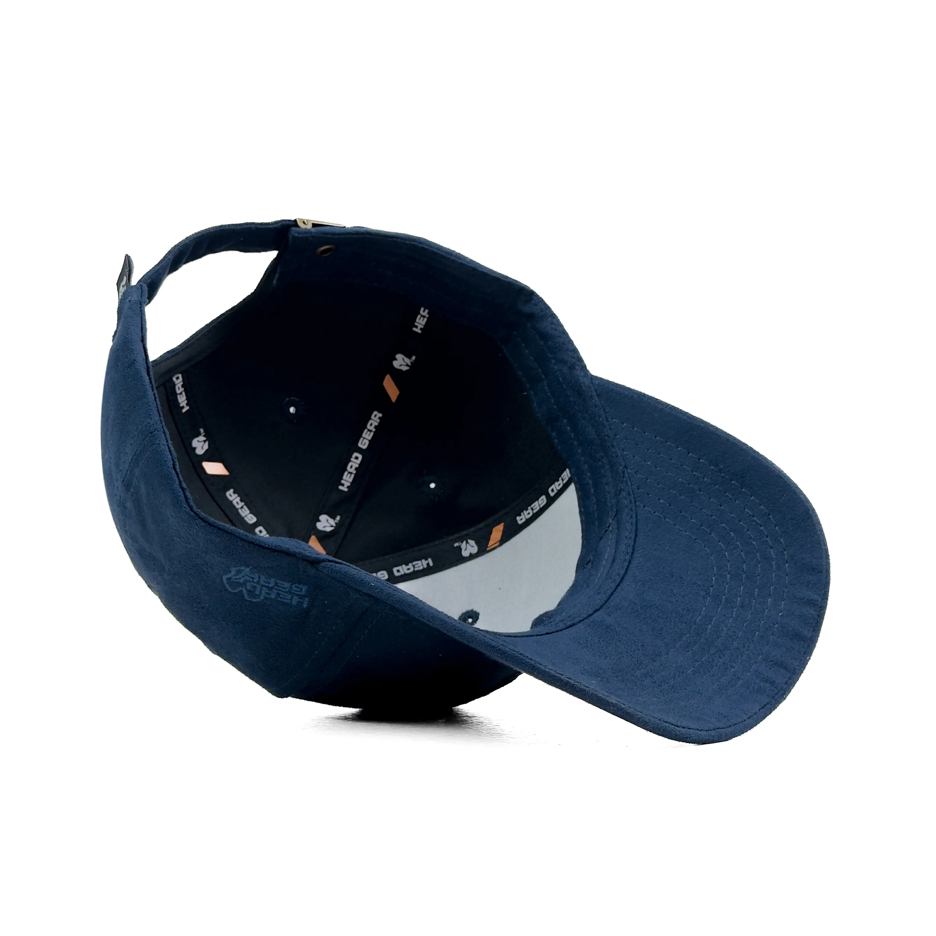 HEAD GEAR NAVY BLUE SUPER SUEDE CAP - Image 6