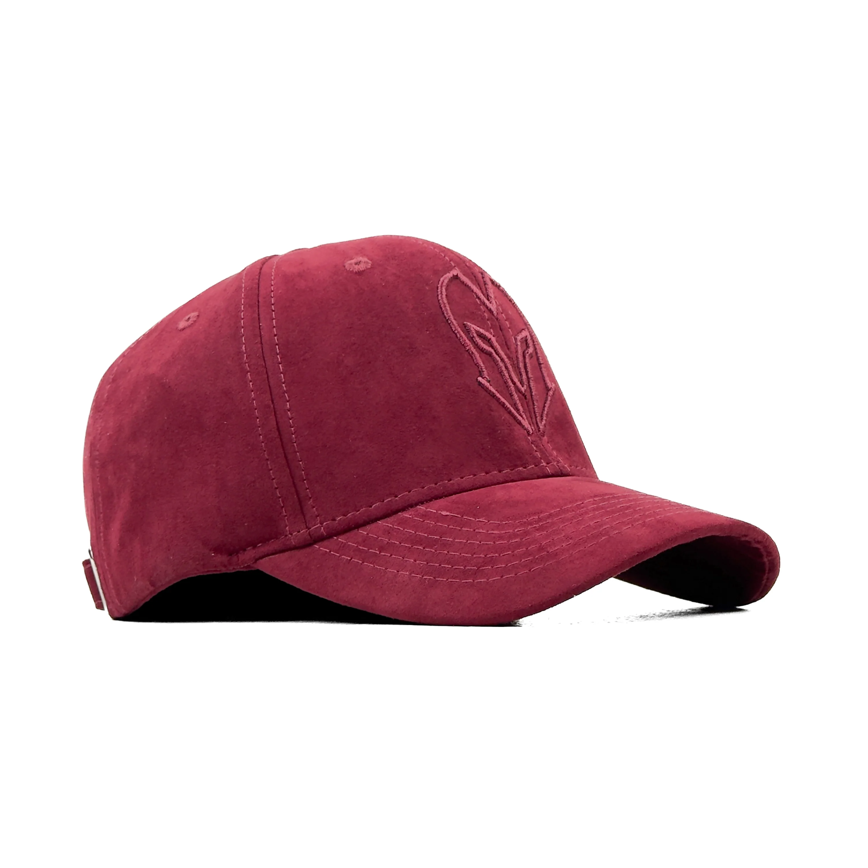 HEAD GEAR RED WINE SUPER SUEDE CAP - Image 3