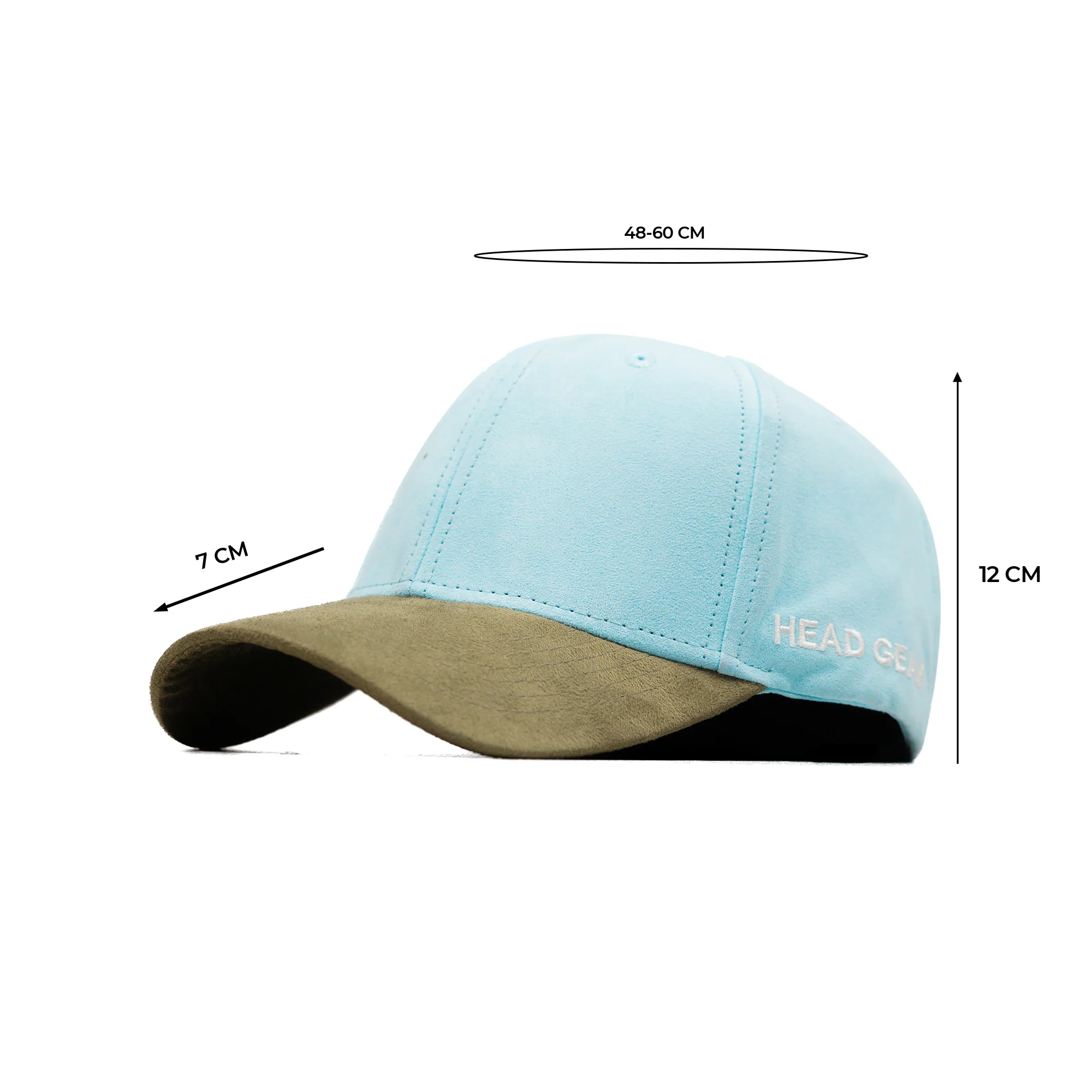HEAD GEAR SKY BLUE OLIVE DUAL TONE STRUCTURED CAP - Image 5