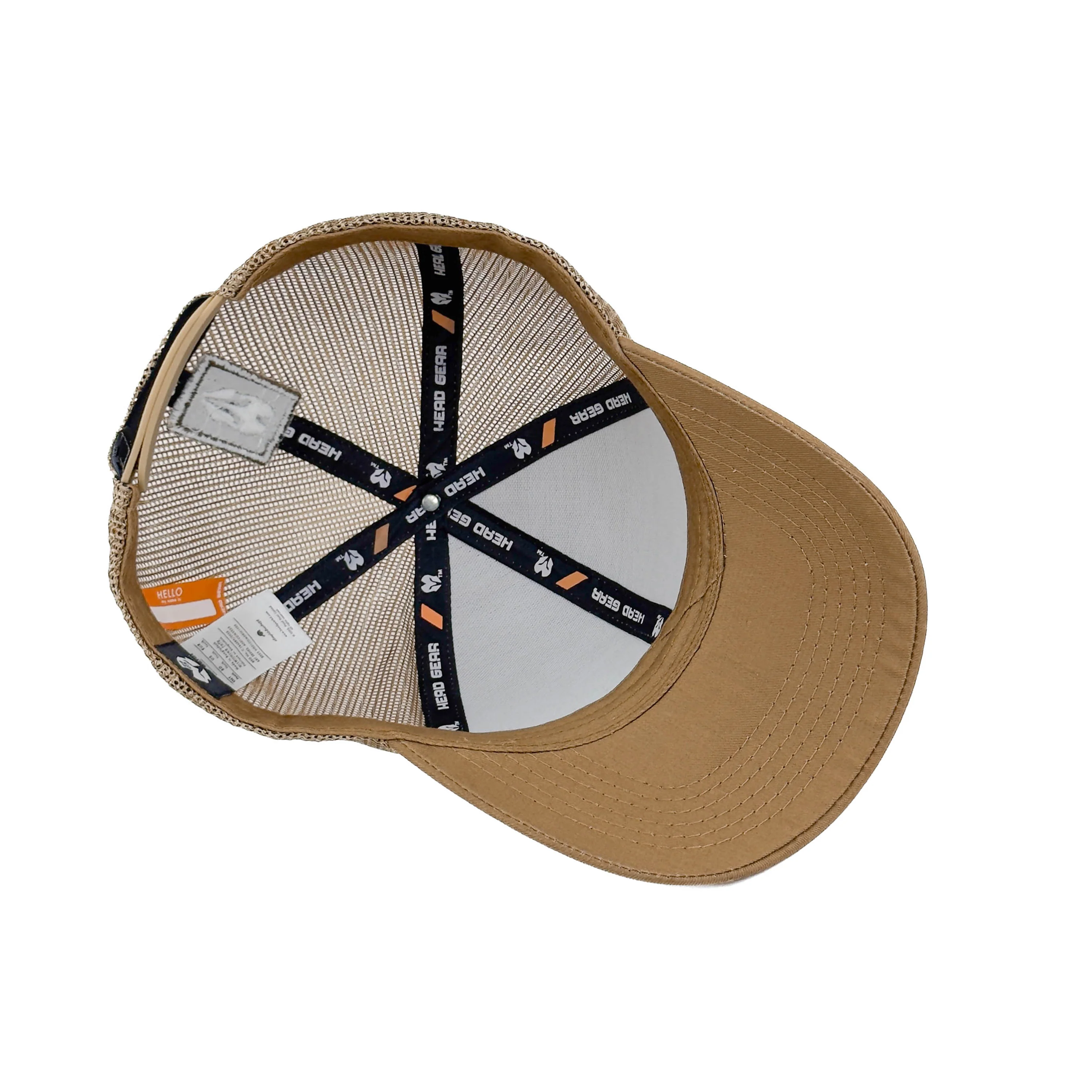 HEAD GEAR SOLID BROWN TRUCKER CAP - Image 12