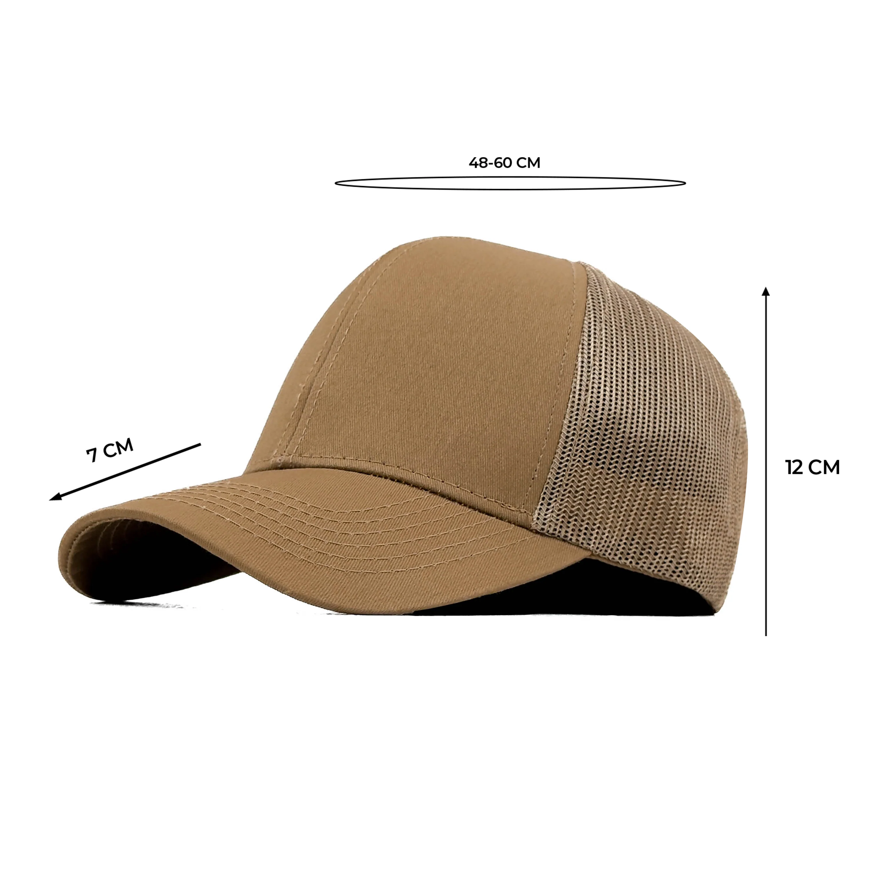 HEAD GEAR SOLID BROWN TRUCKER CAP - Image 13