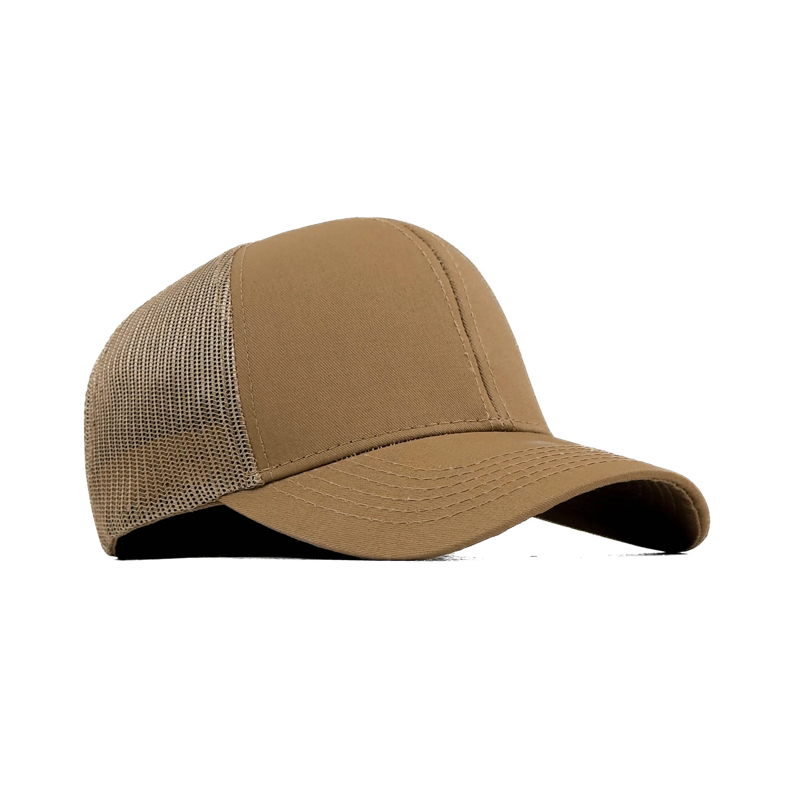 HEAD GEAR SOLID BROWN TRUCKER CAP - Image 3