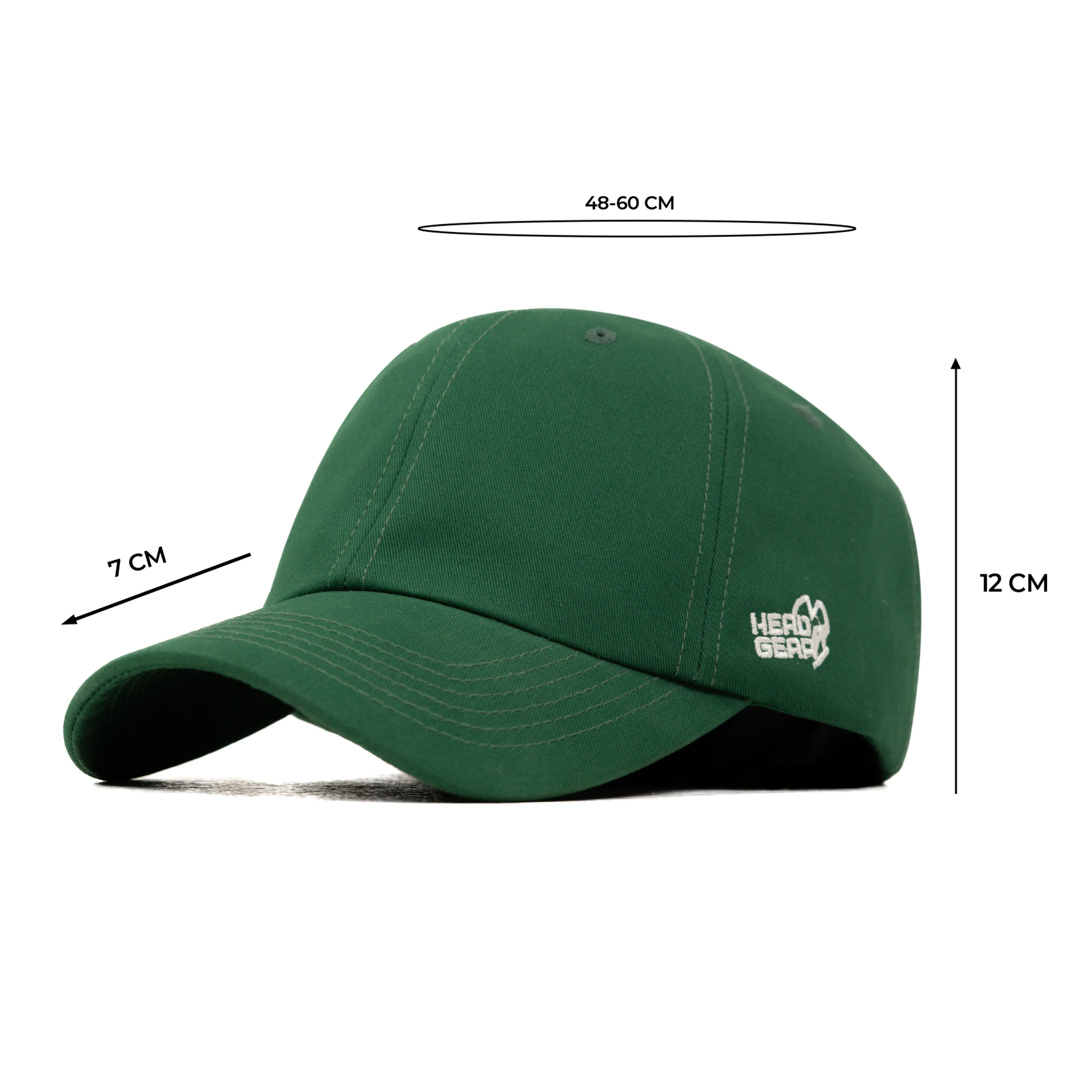 HEAD GEAR SOLID GREEN CAP - Image 14