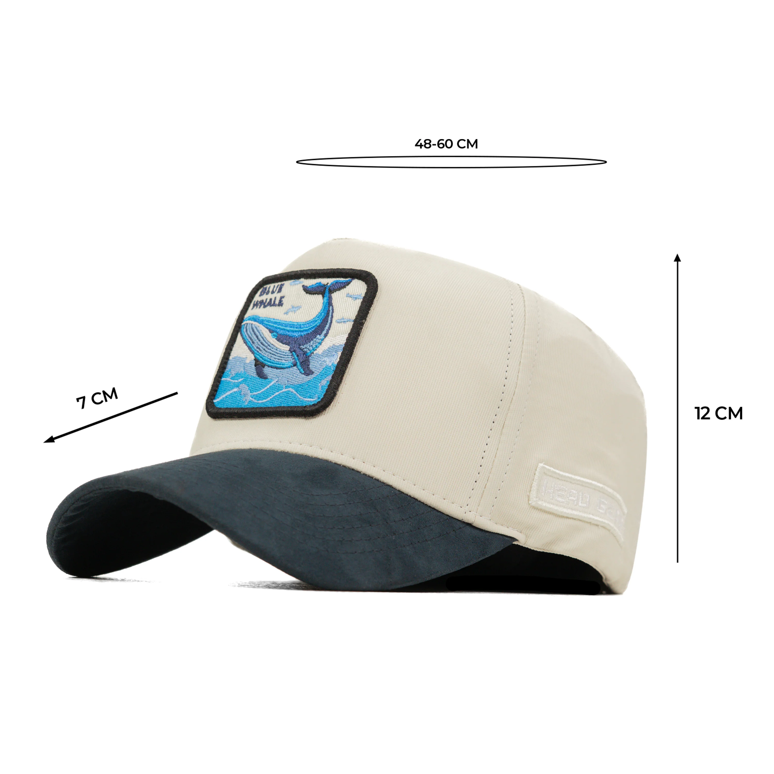 HEAD GEAR WHALE 3D PATCH PREMIUM HIGH CROWN CAP - Image 14