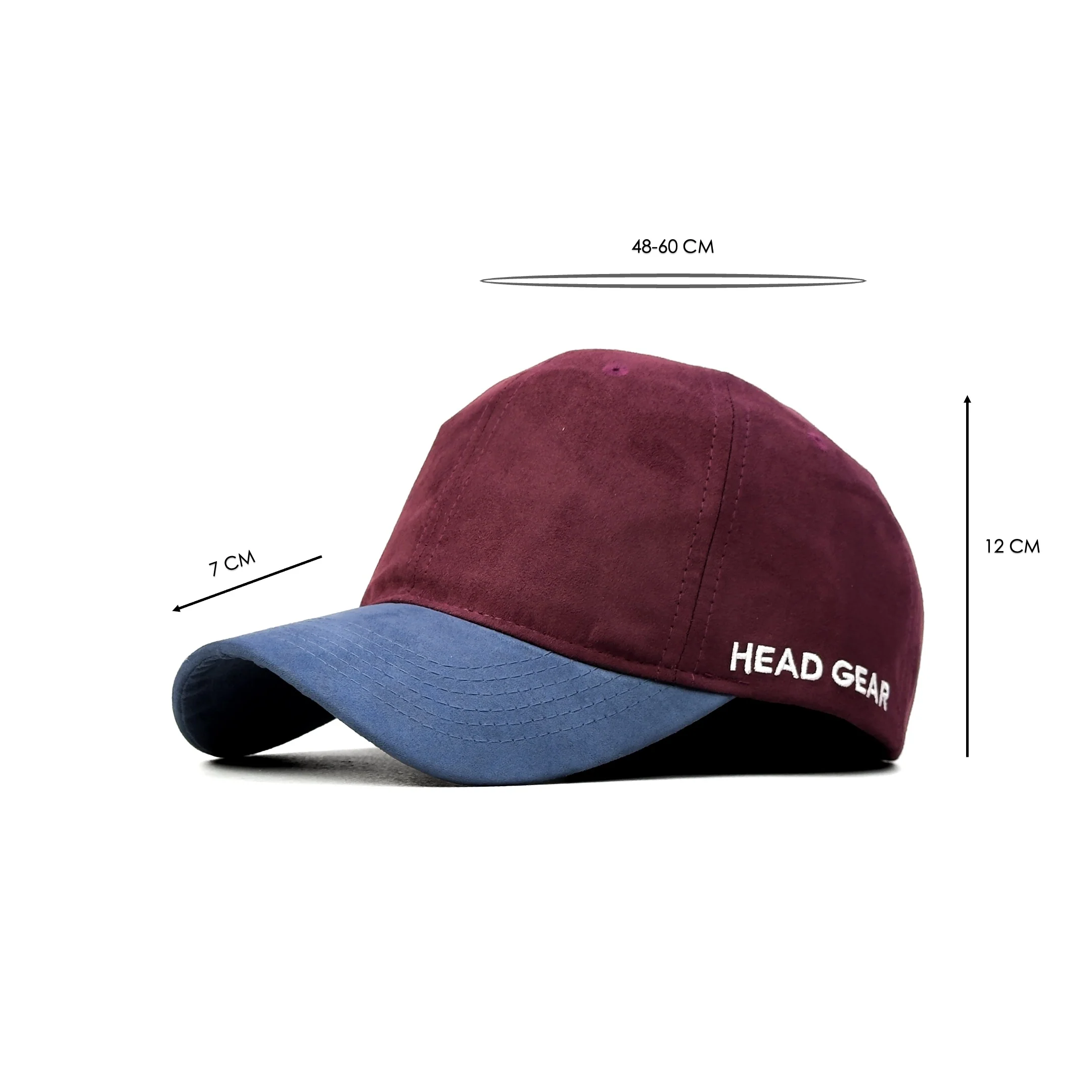 HEAD GEAR BASIC PURPLE WINE DUAL TONE CAP - Image 15