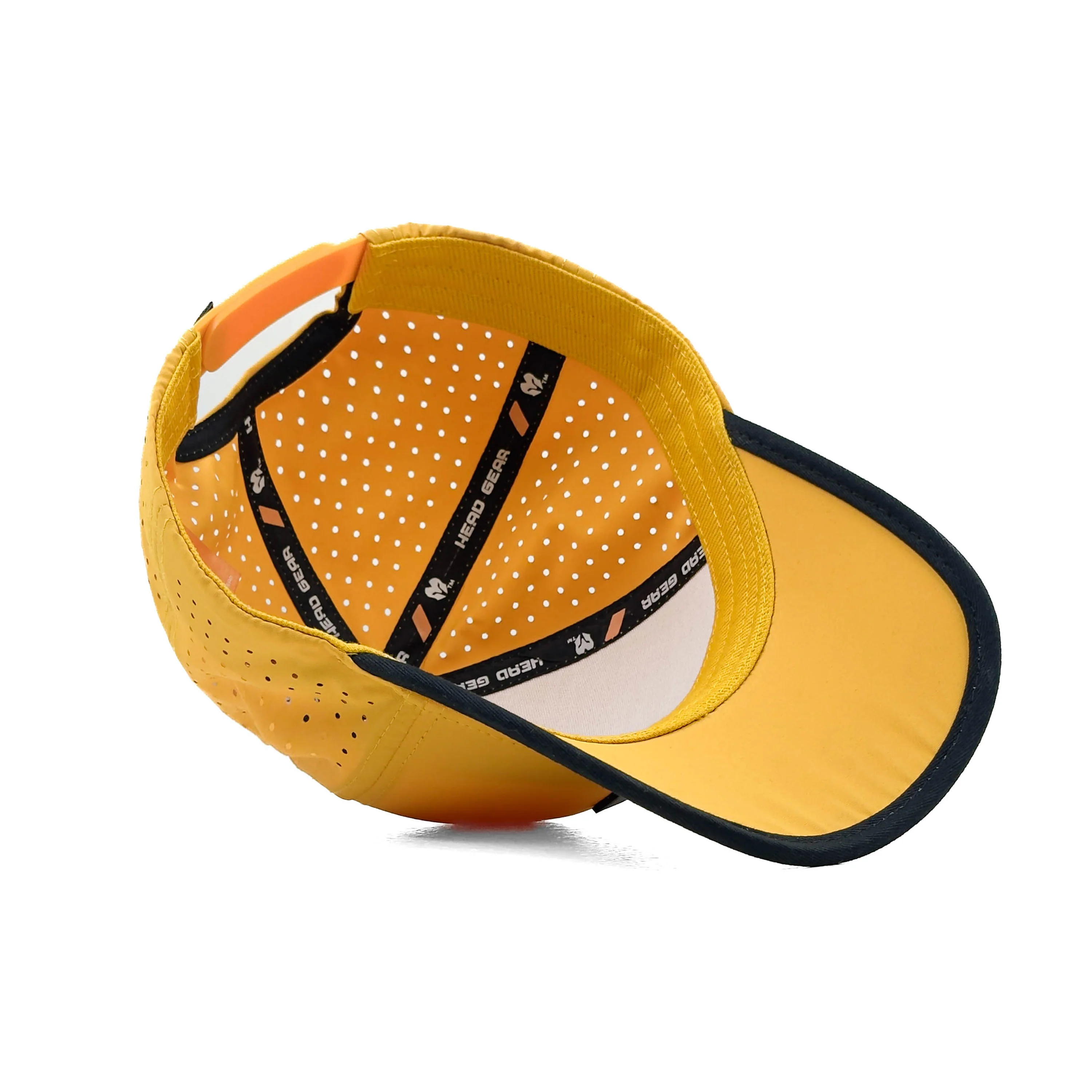 HEAD GEAR YELLOW WITH BLACK ACTI FLEX CAP - Image 11
