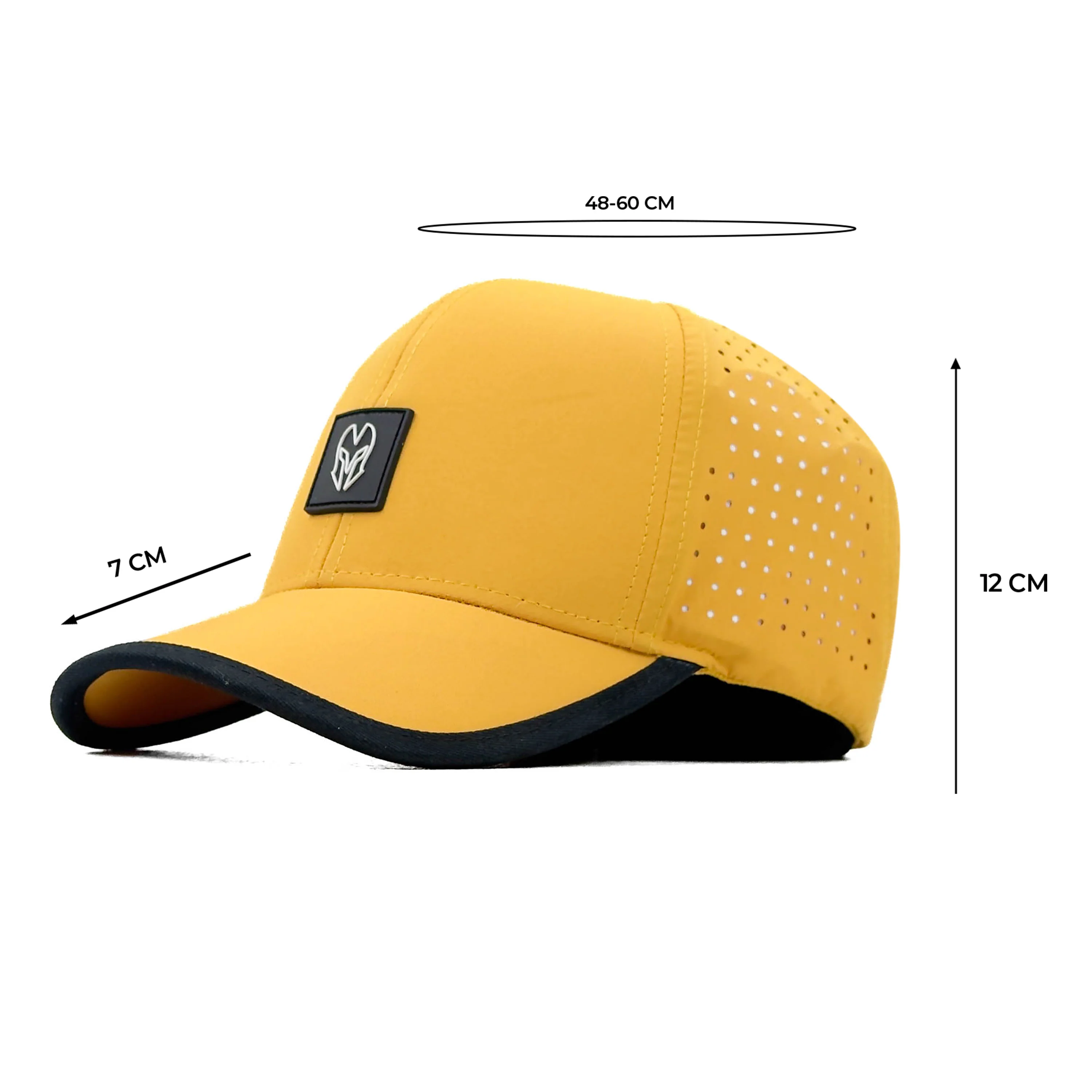 HEAD GEAR YELLOW WITH BLACK ACTI FLEX CAP - Image 13