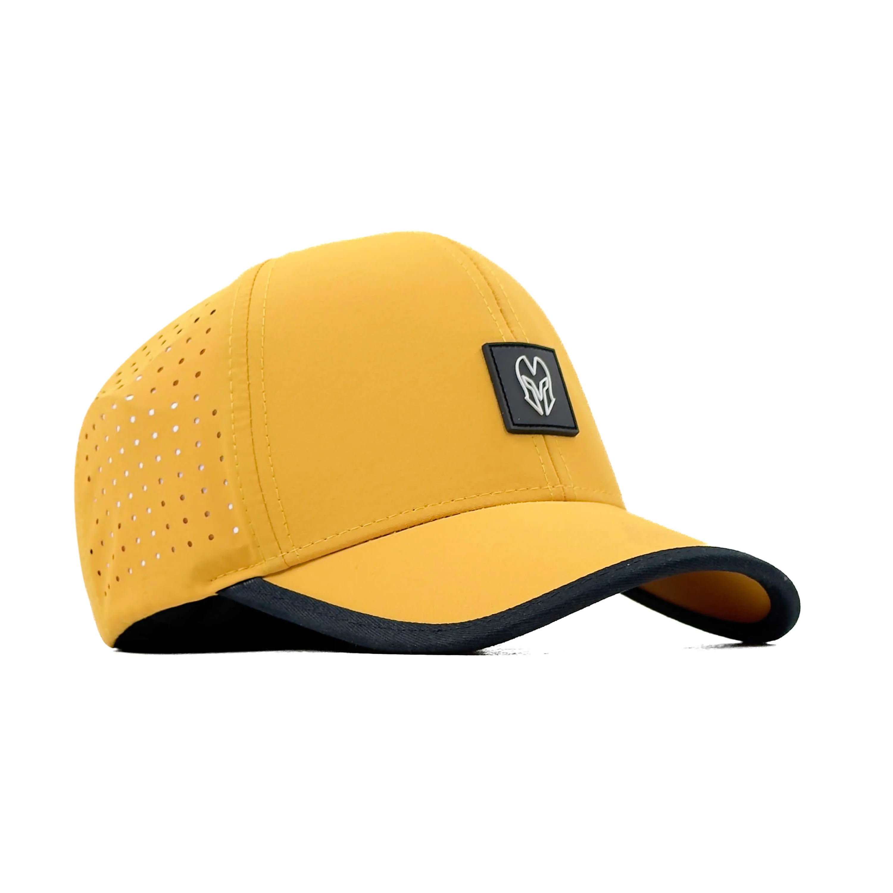 HEAD GEAR YELLOW WITH BLACK ACTI FLEX CAP - Image 3