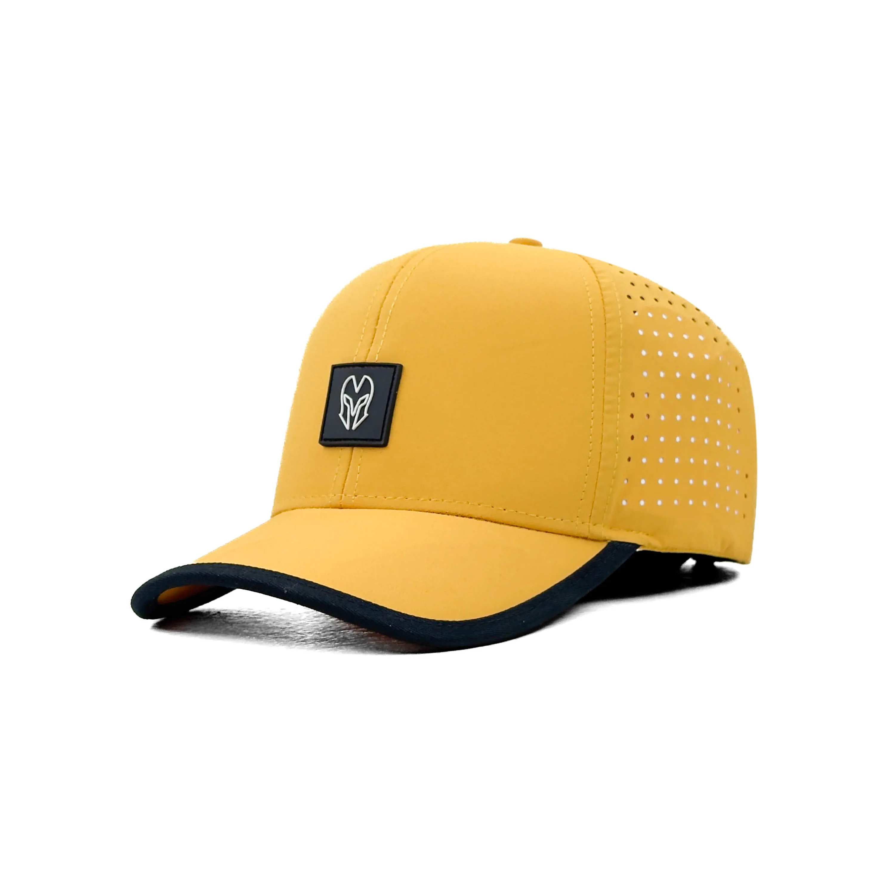 HEAD GEAR YELLOW WITH BLACK ACTI FLEX CAP - Image 5